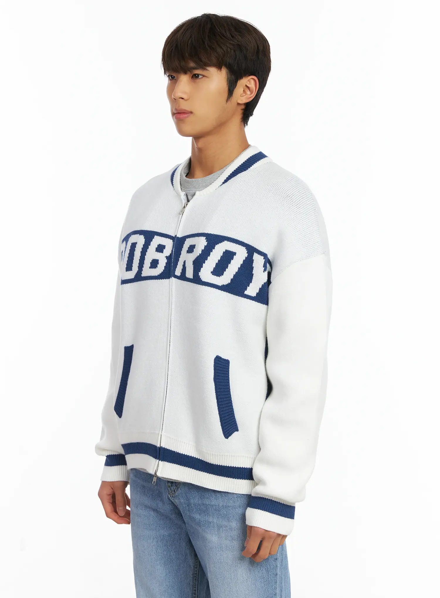 Men's Roy Zip-Up Cardigan IJ514 - Image 4