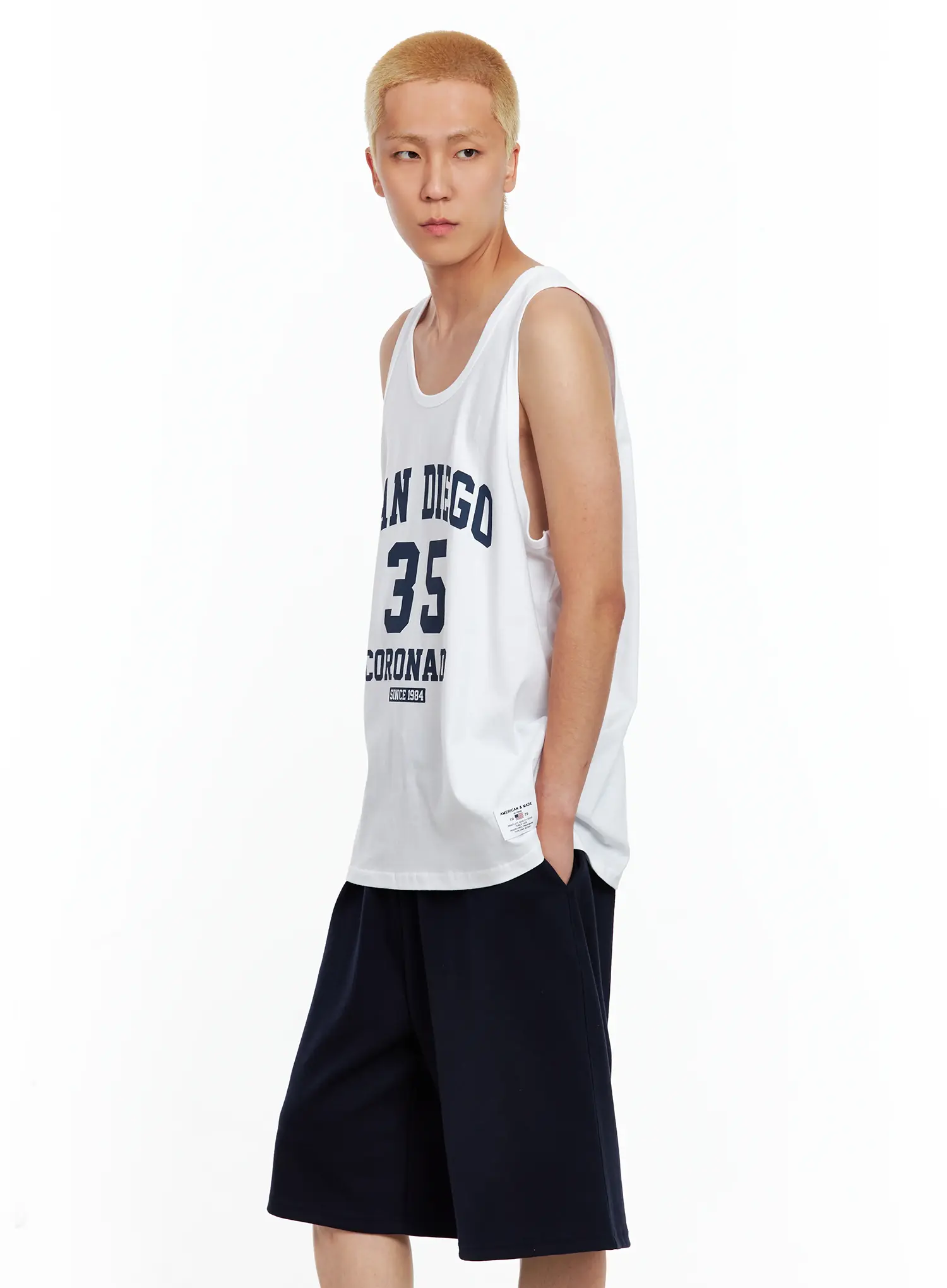 Men's San Diego Graphic Sleeveless Top IL514 - Image 8