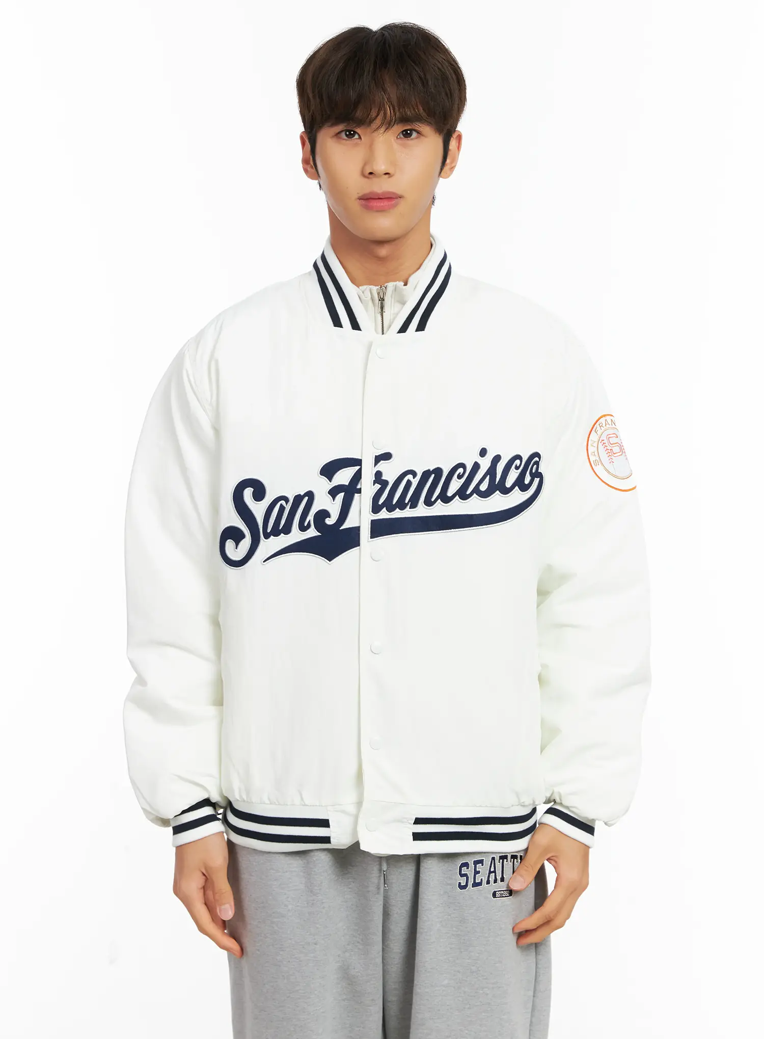 Men's San Francisco Varsity Jacket ID511 - Image 13