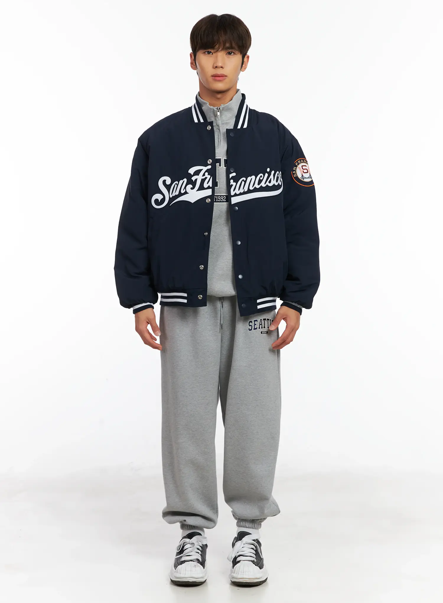 Men's San Francisco Varsity Jacket ID511 - Image 3