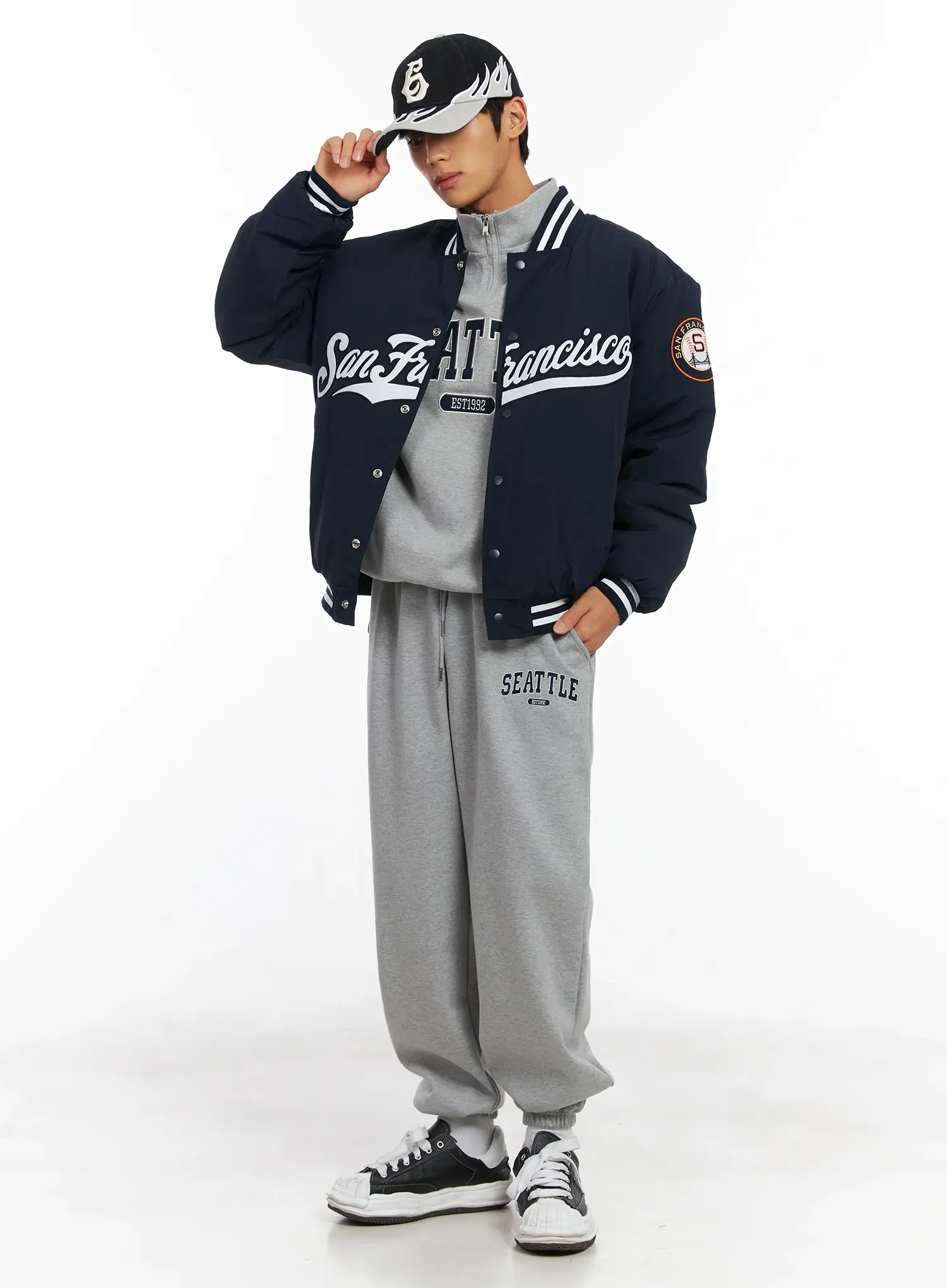 Men's Seattle Cuffed Sweatpants ID511 - Image 2