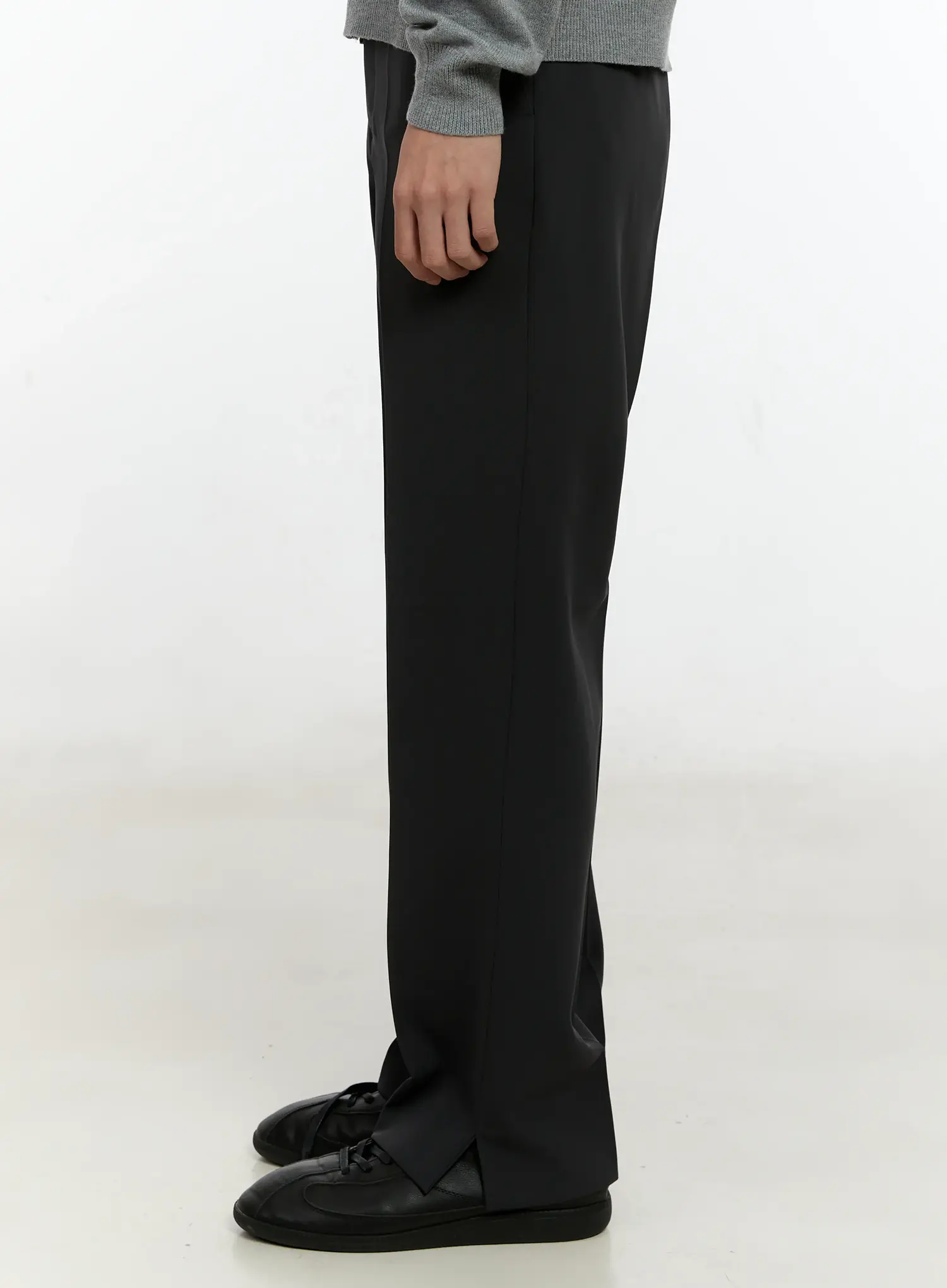Men's Semi-Wide Fit Slacks IO531 - Image 6