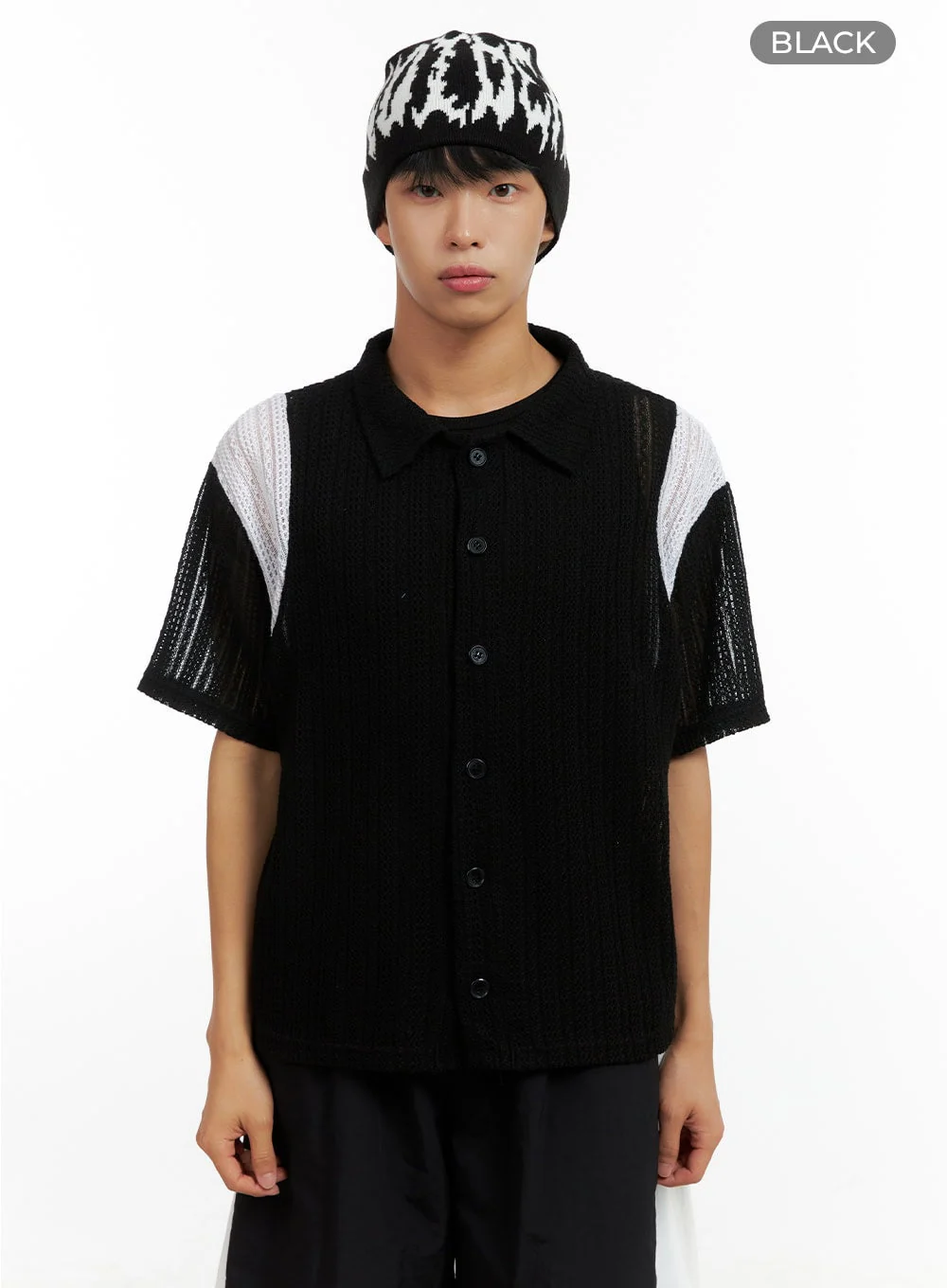 Men's Sheer Loose Fit T-Shirt CL429 - Image 9