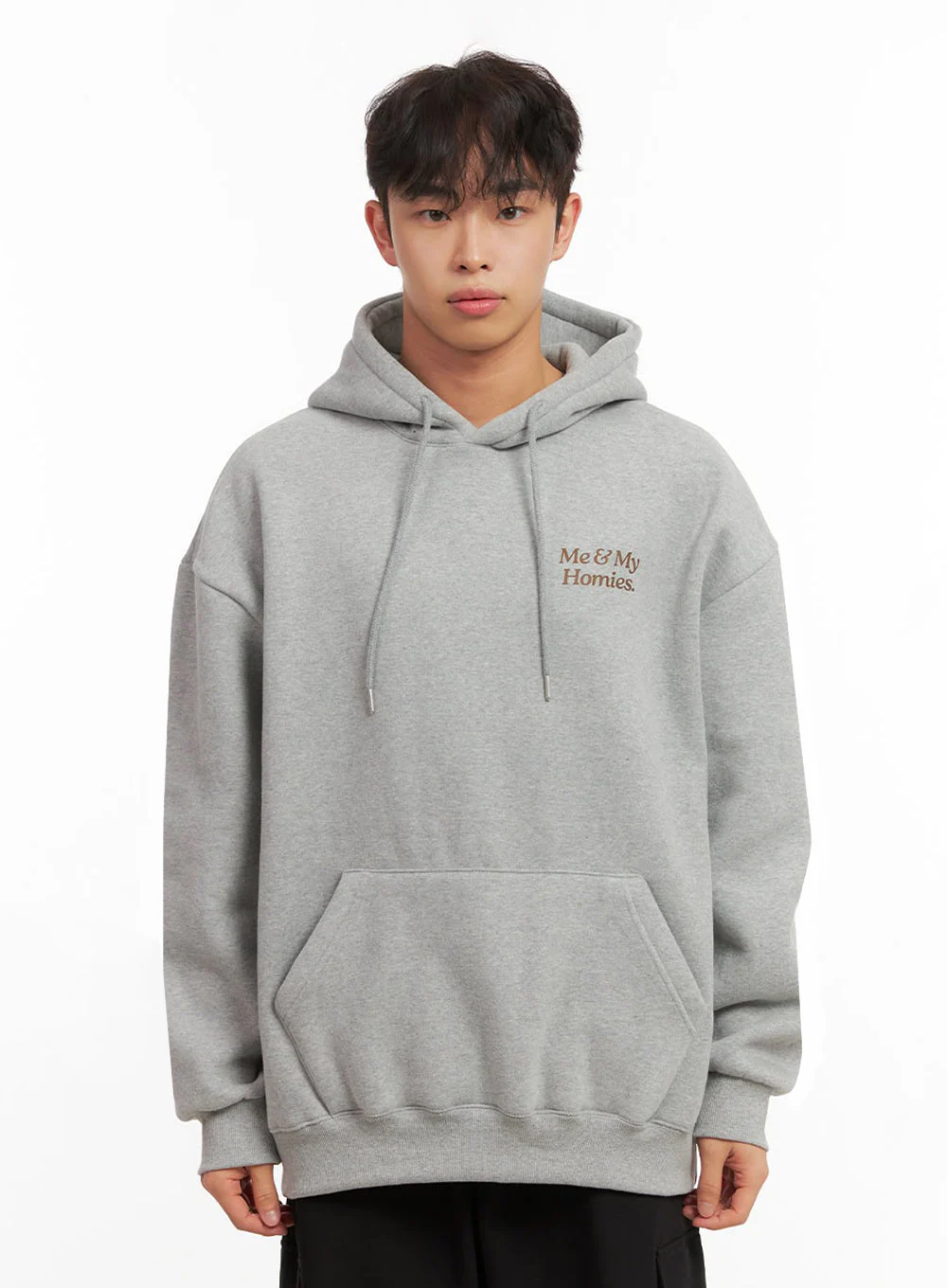 Men's Simple Oversized Hoodie ID431 - Image 12
