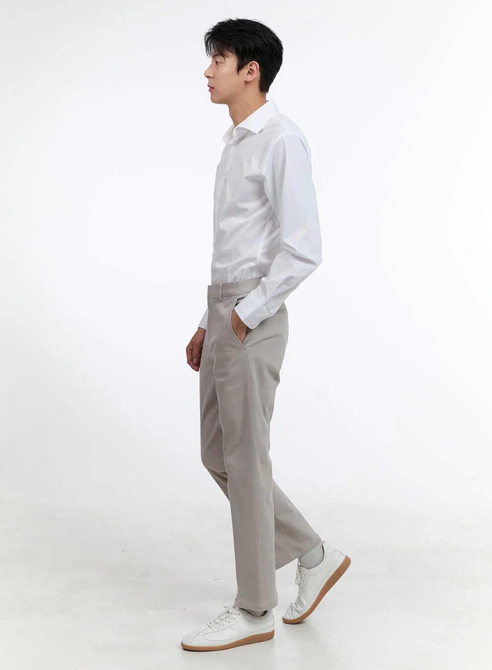 Men's Slim Fit Tailored Pants IG427 - Image 7