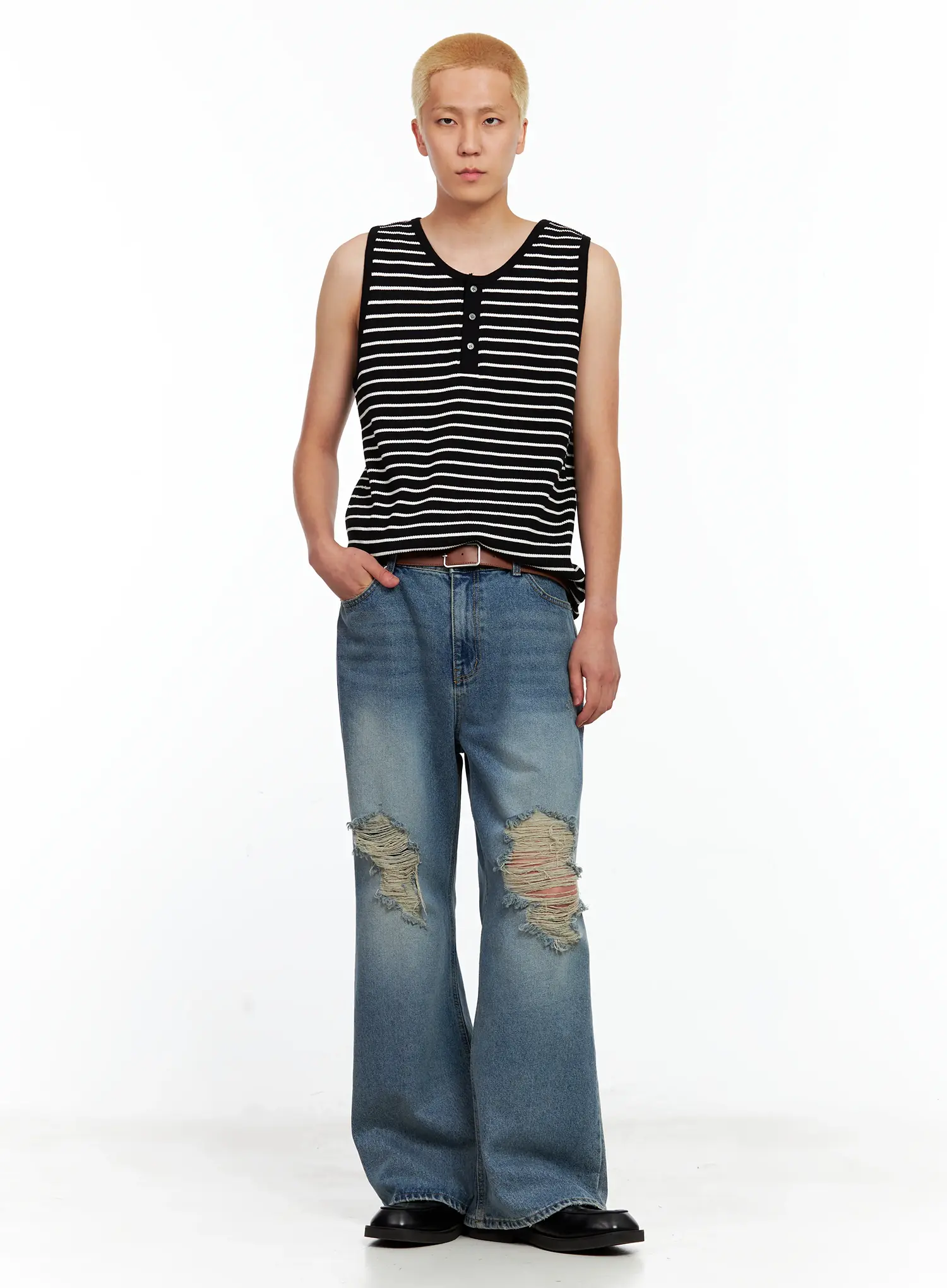 Men's Slim Square Belt IL511 - Image 6