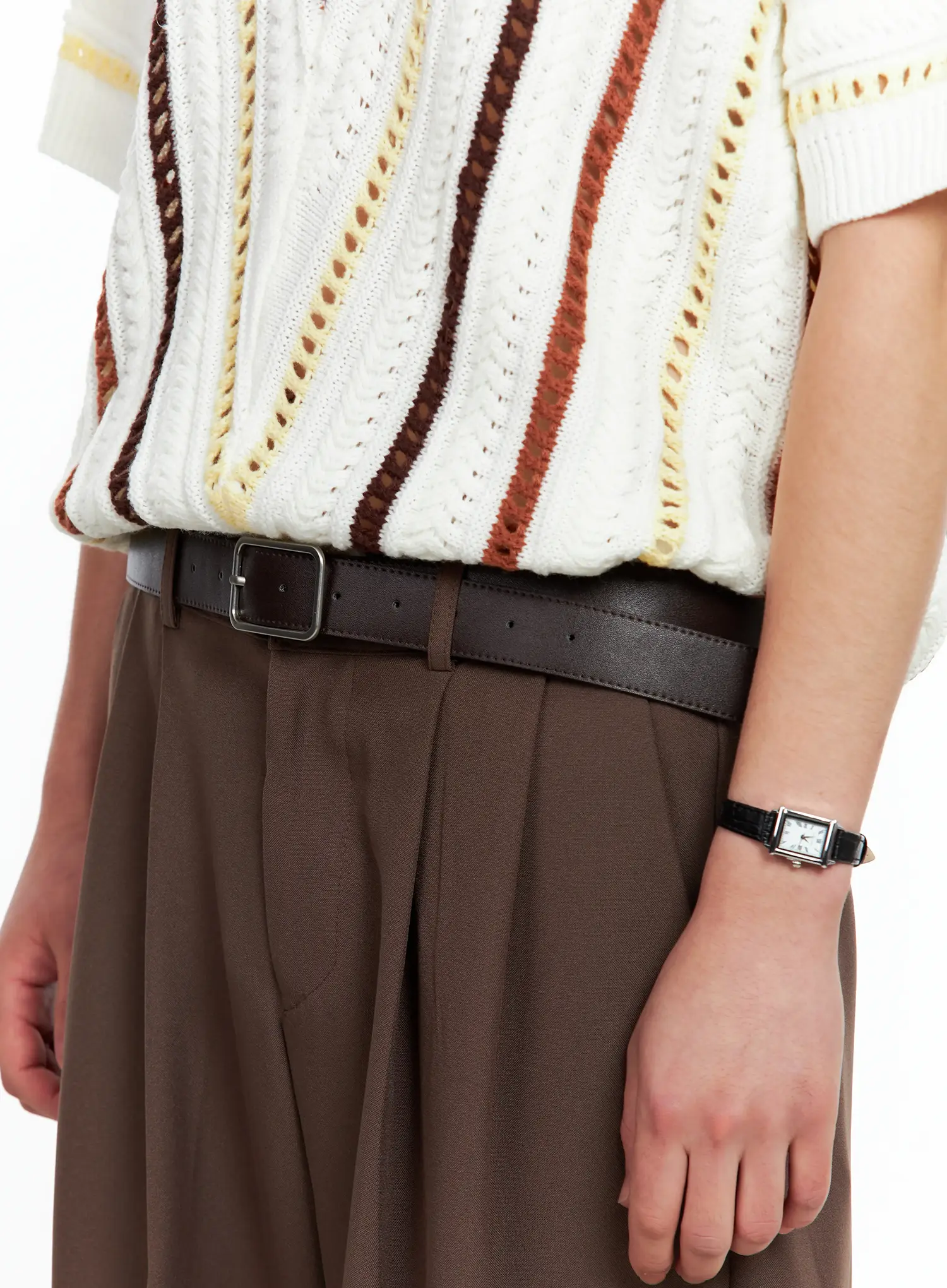 Men's Slim Square Belt IL511 - Image 9
