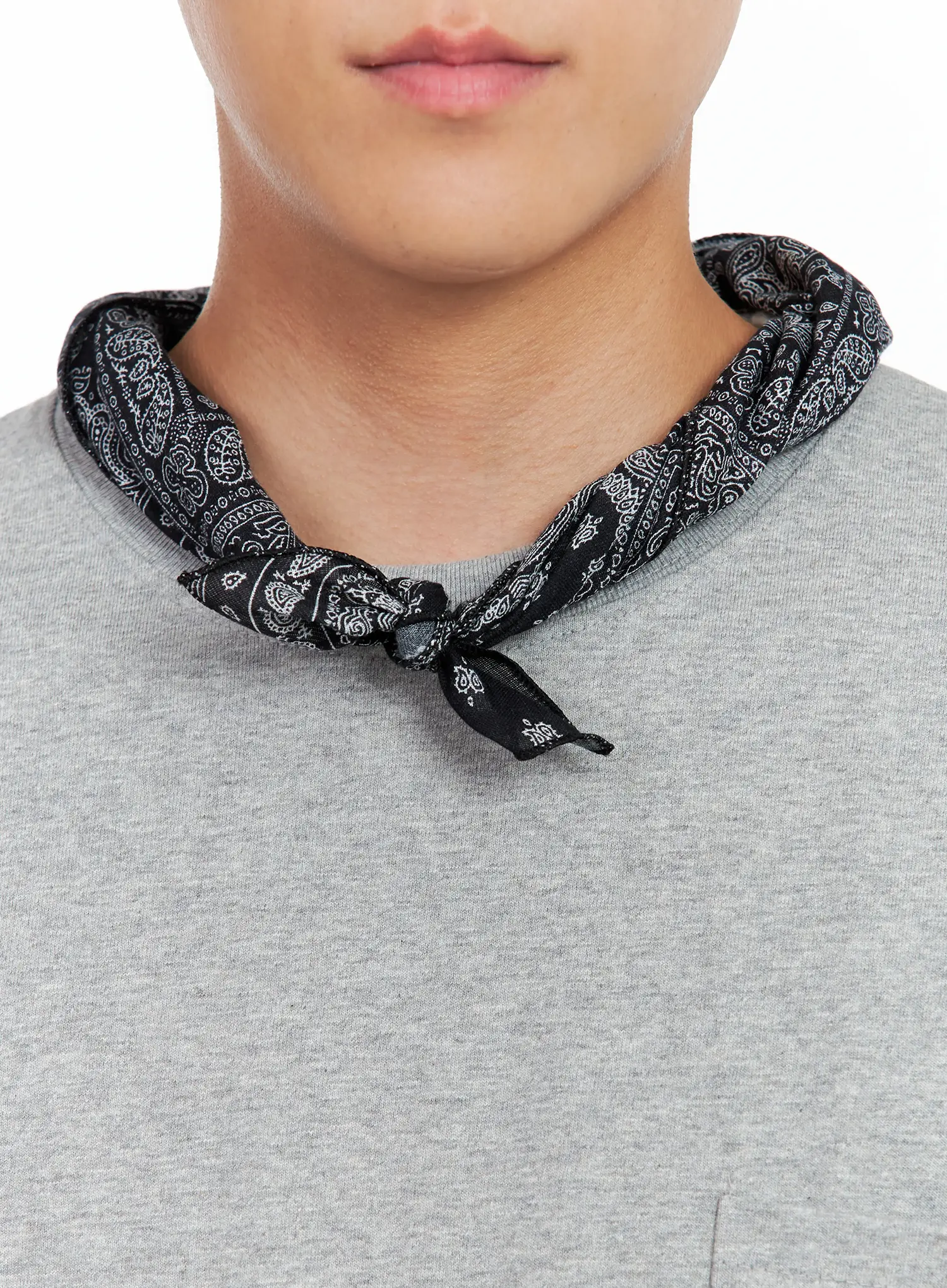 Men's Small Paisley Bandana Scarf IL514 - Image 4