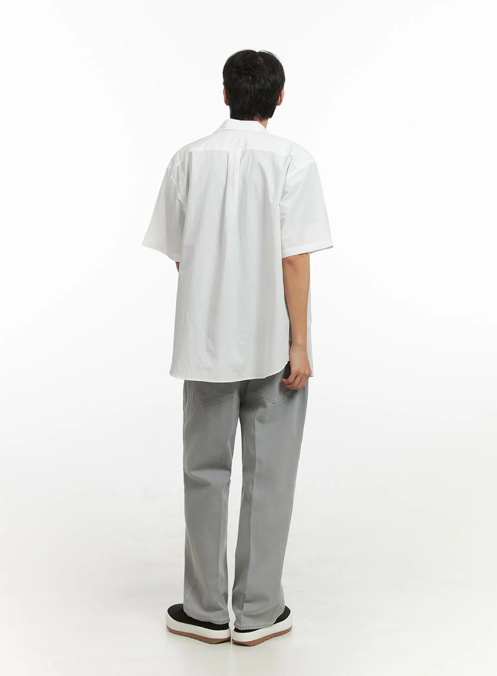 Men's Solid Buttoned Shirt (White) IY431 - Image 7