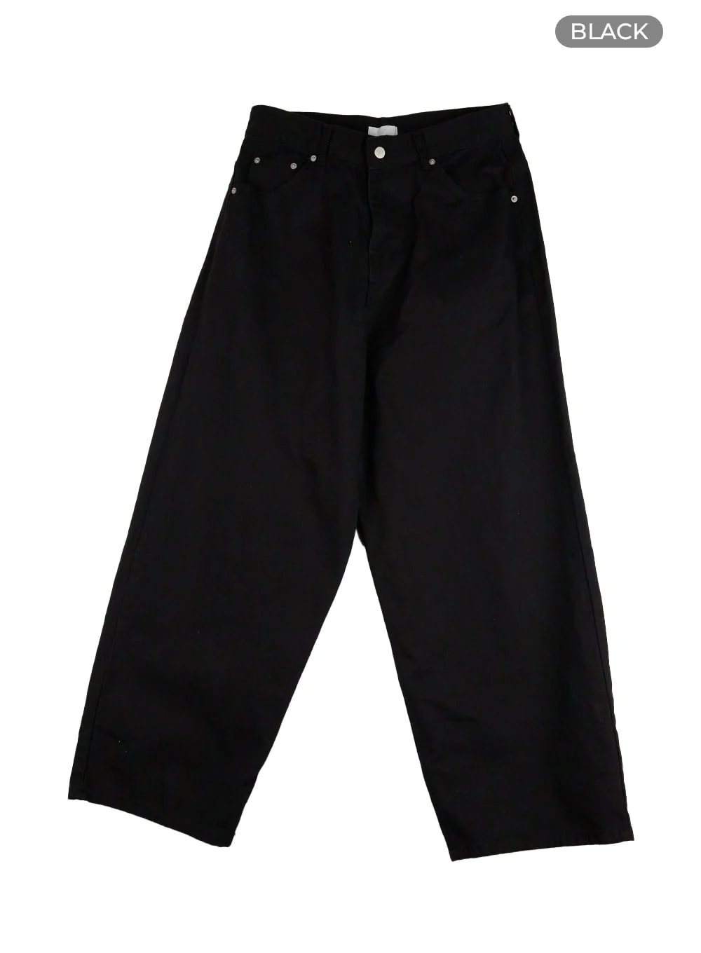 Men's Solid Cotton Baggy Pants IL404 - Image 11