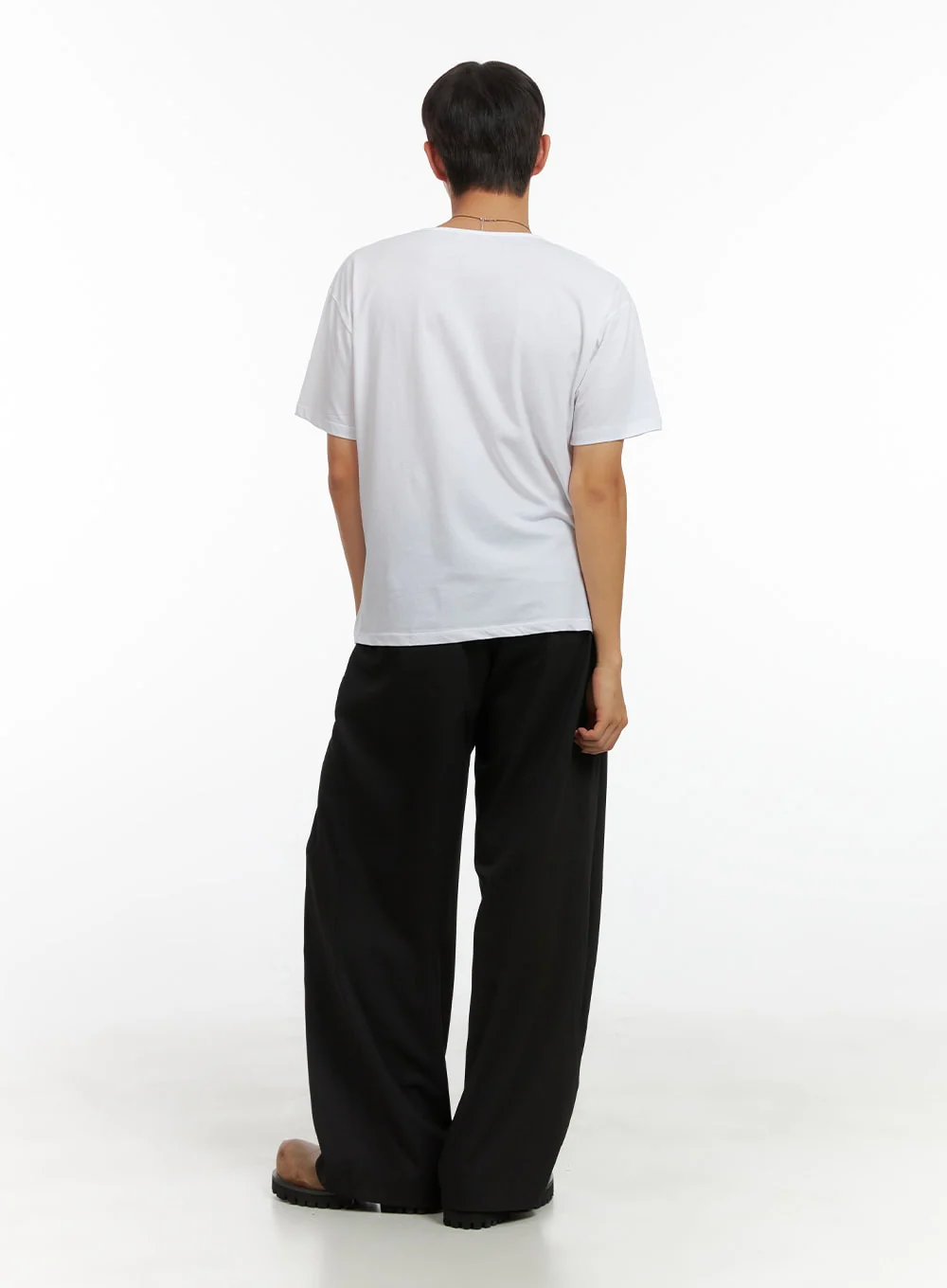 Men's Sophisticated Wide Leg Trousers CO408 - Image 4