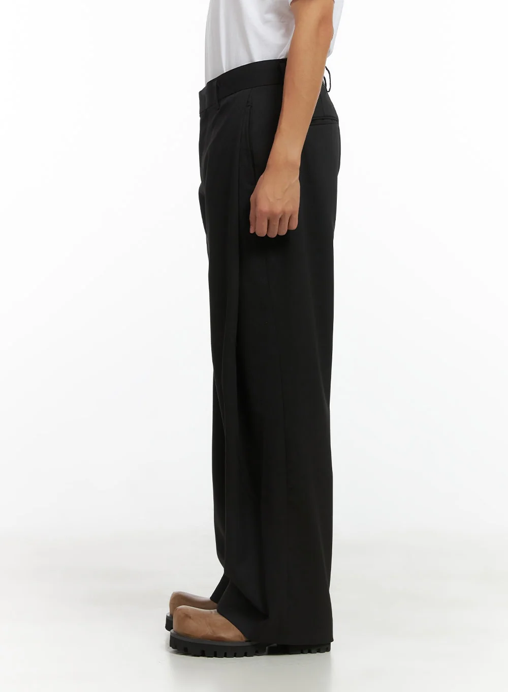 Men's Sophisticated Wide Leg Trousers CO408 - Image 5