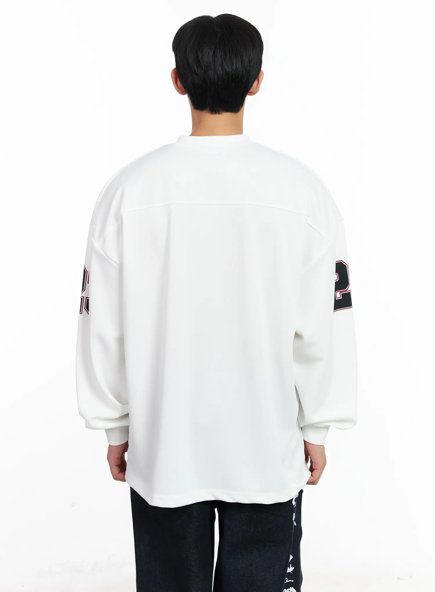 Men's Sporty Long Sleeve Jersy IJ521 - Image 5