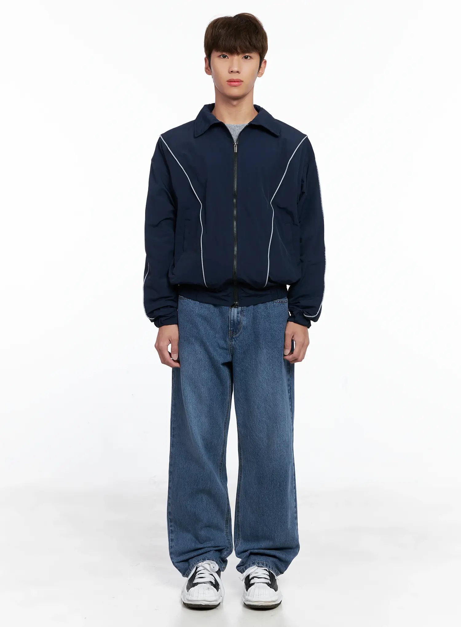 Men's Standard Loose Fit Jeans IO506 - Image 3