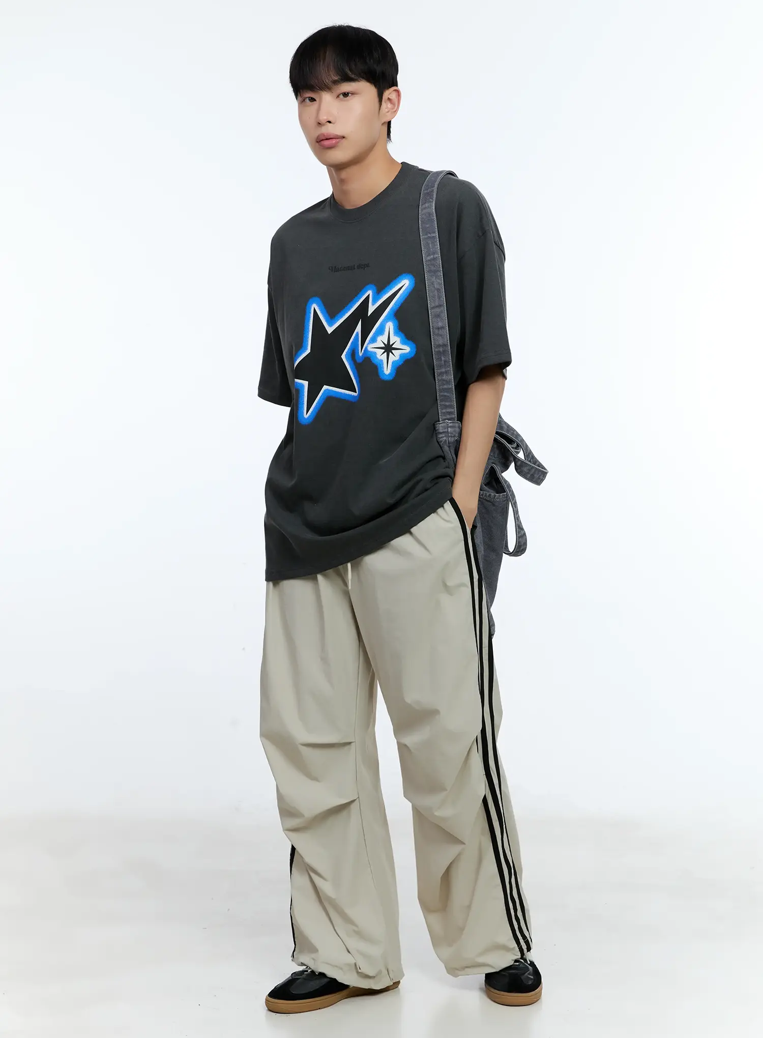 Men's Star Graphic Tee IL515 - Image 2