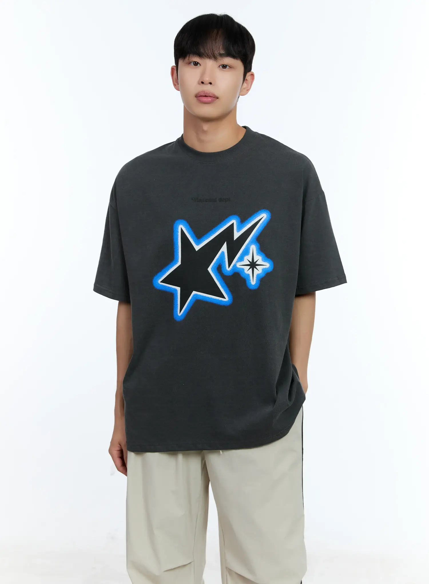 Men's Star Graphic Tee IL515 - Image 7
