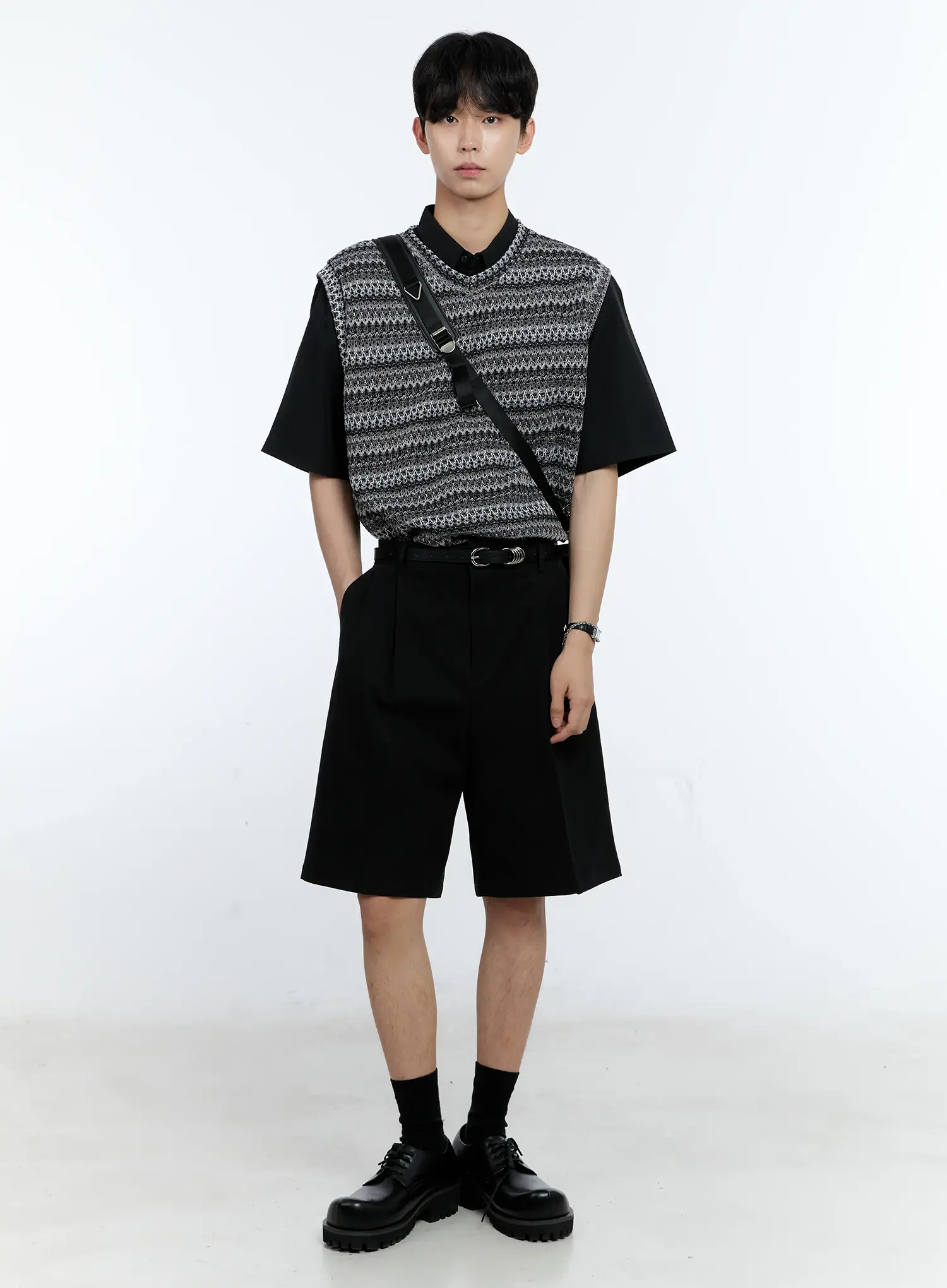 Men's Statement Ring Belt IG501 - Image 3