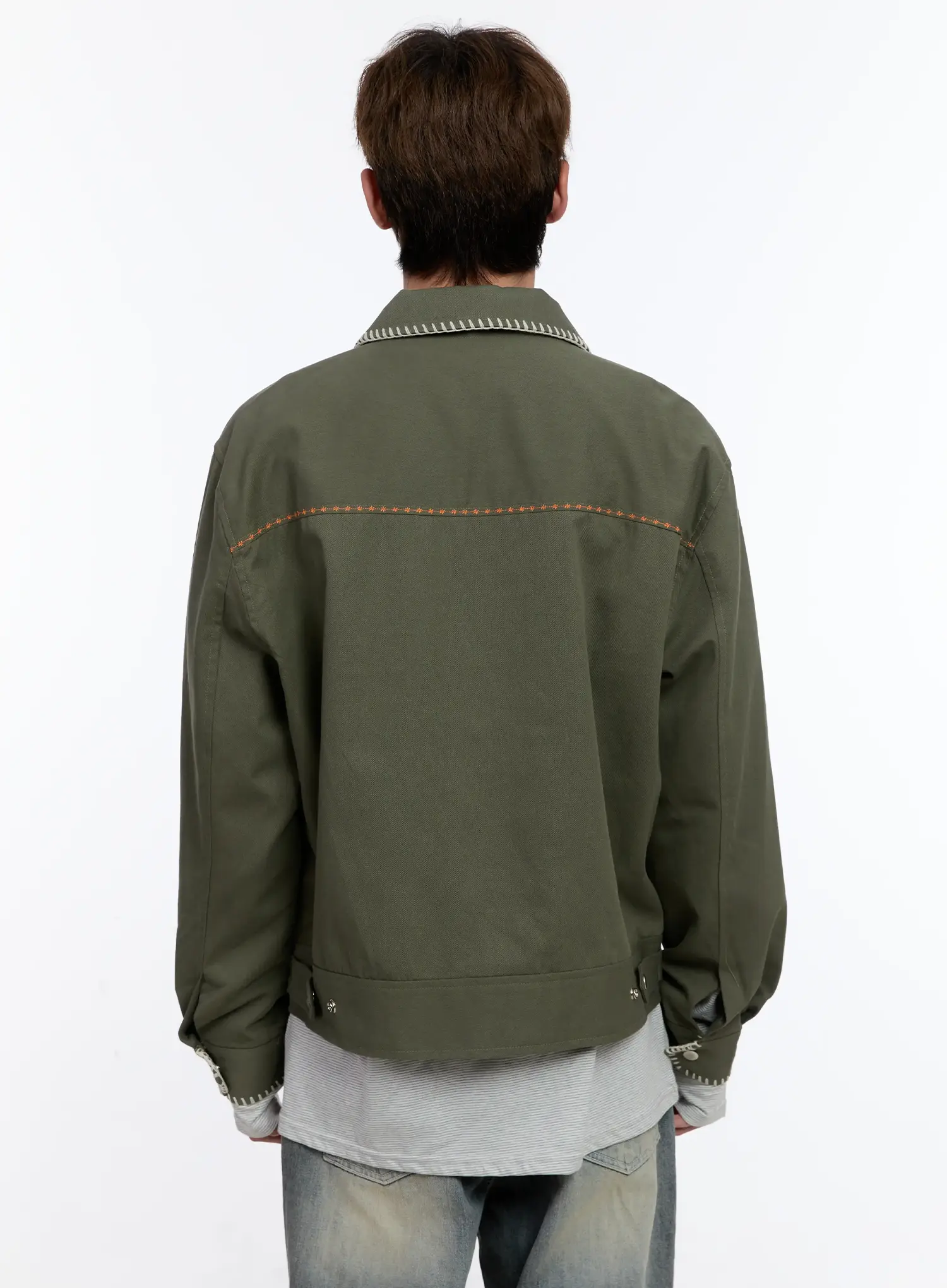 Men's Stitched Work Jacket IN512 - Image 5