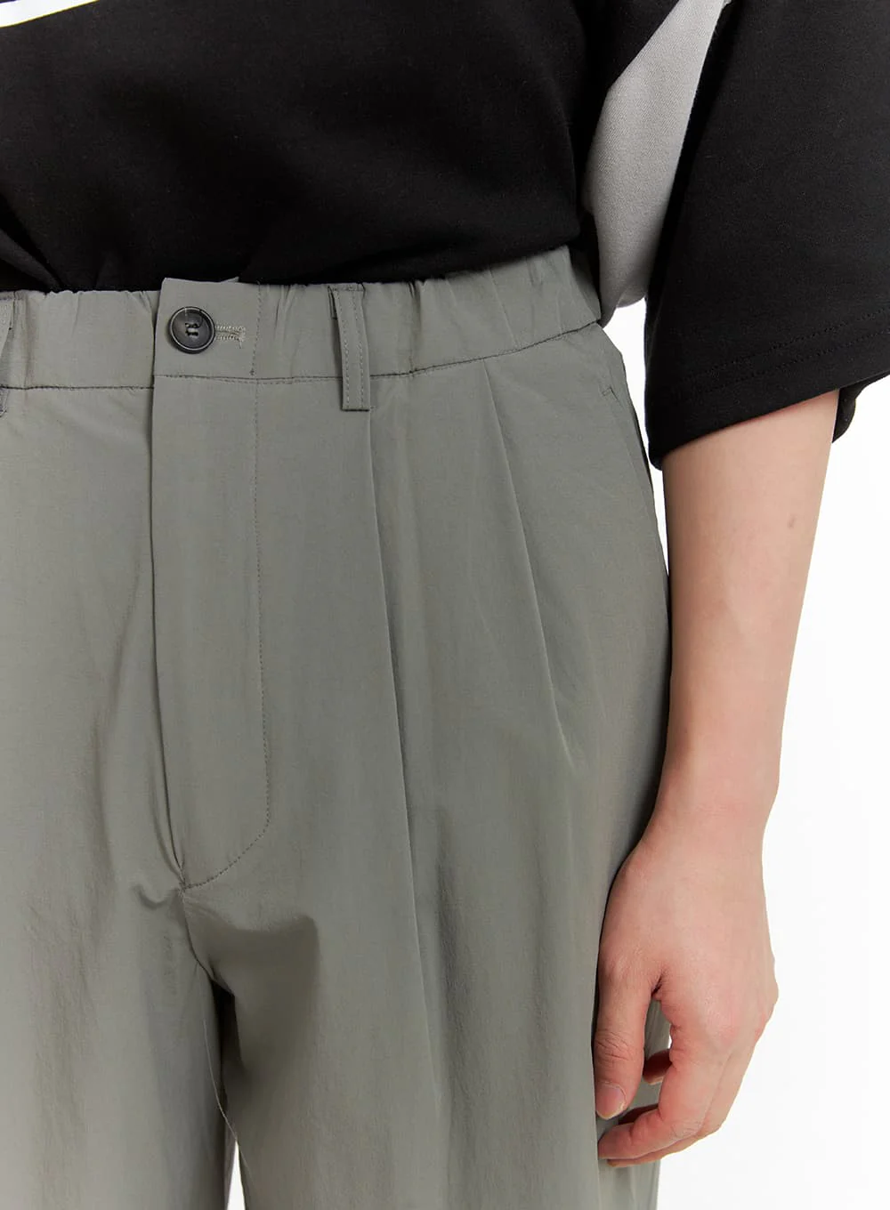 Men's Straight Fit Nylon Trousers IA402 - Image 4
