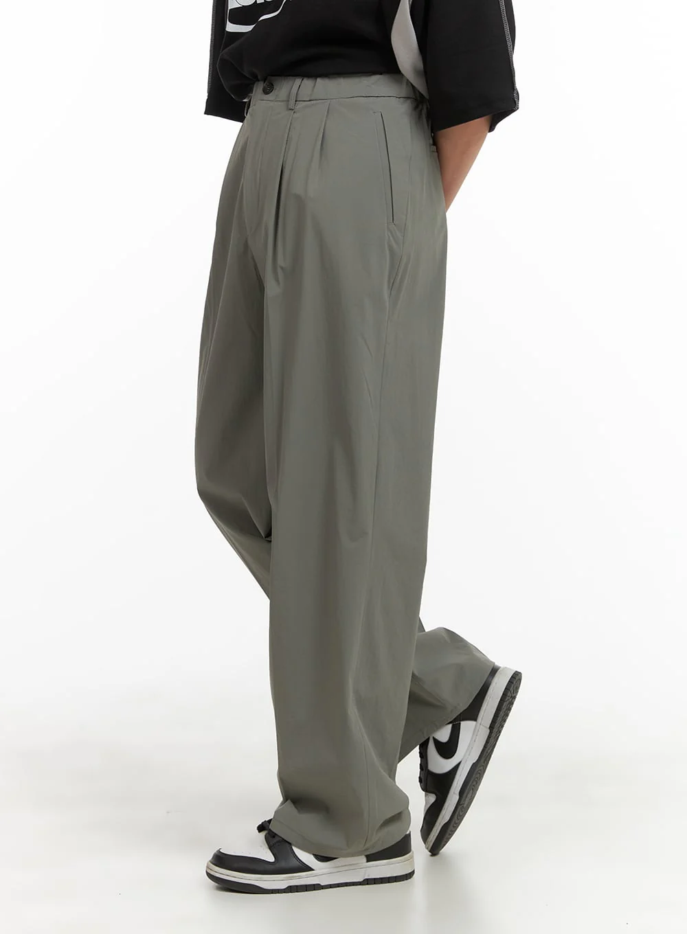 Men's Straight Fit Nylon Trousers IA402 - Image 5