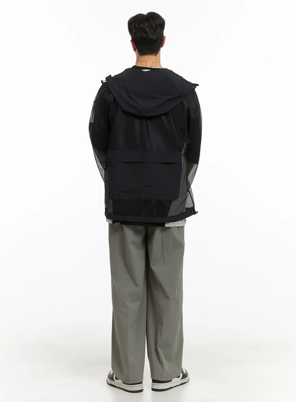 Men's Straight Fit Nylon Trousers IA402 - Image 8