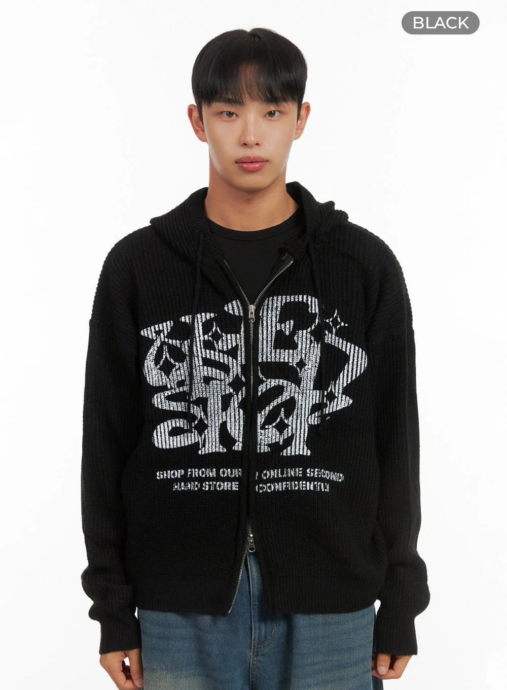 Men's Street Style Hoodie Knit  IS419 - Image 11