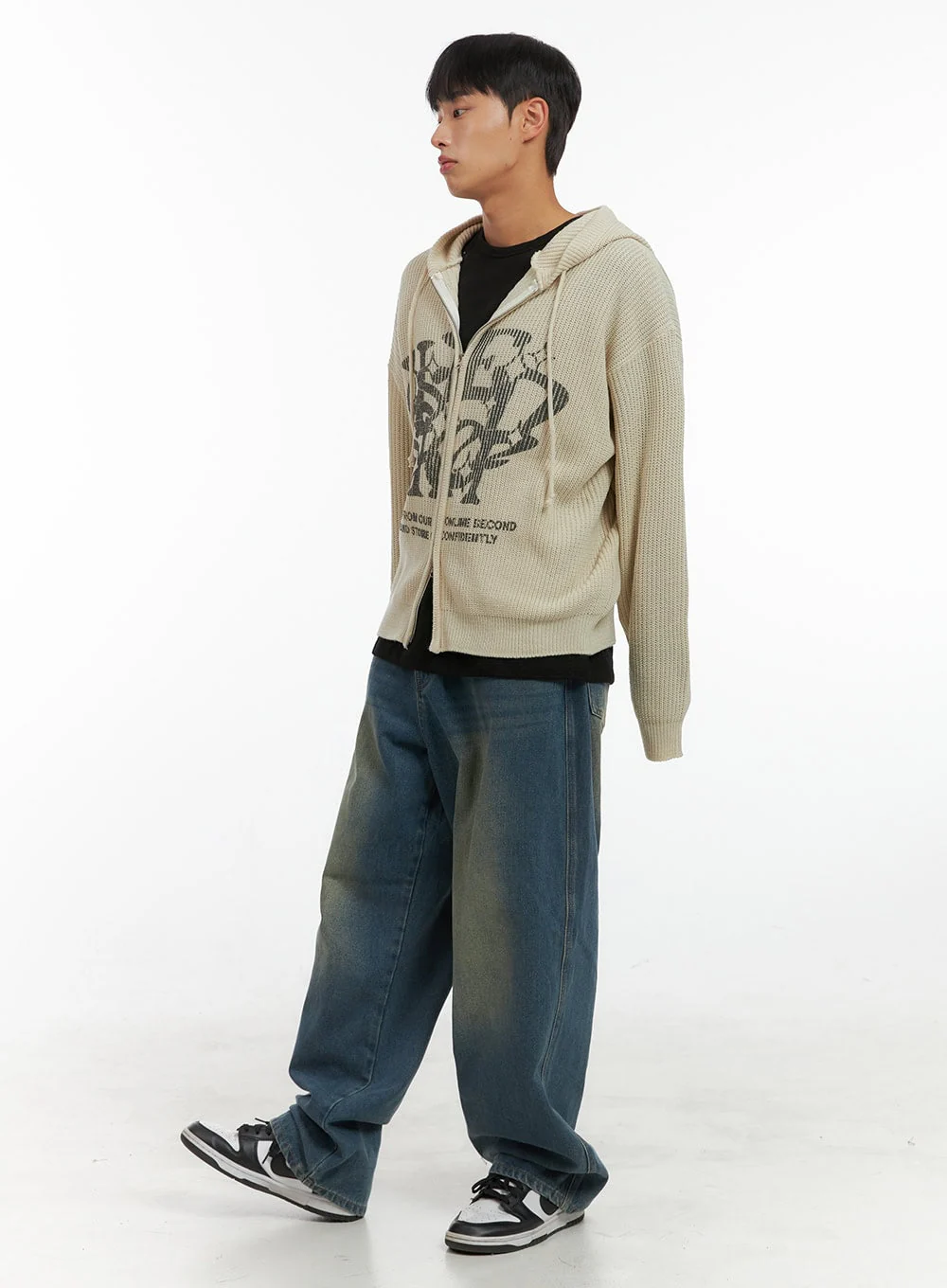 Men's Street Style Hoodie Knit  IS419 - Image 6