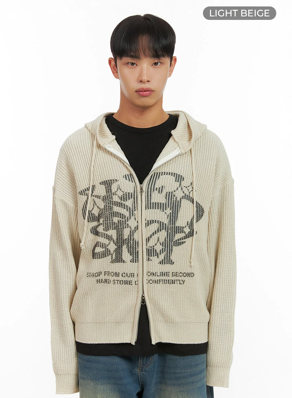 Men's Street Style Hoodie Knit  IS419 - Image 8