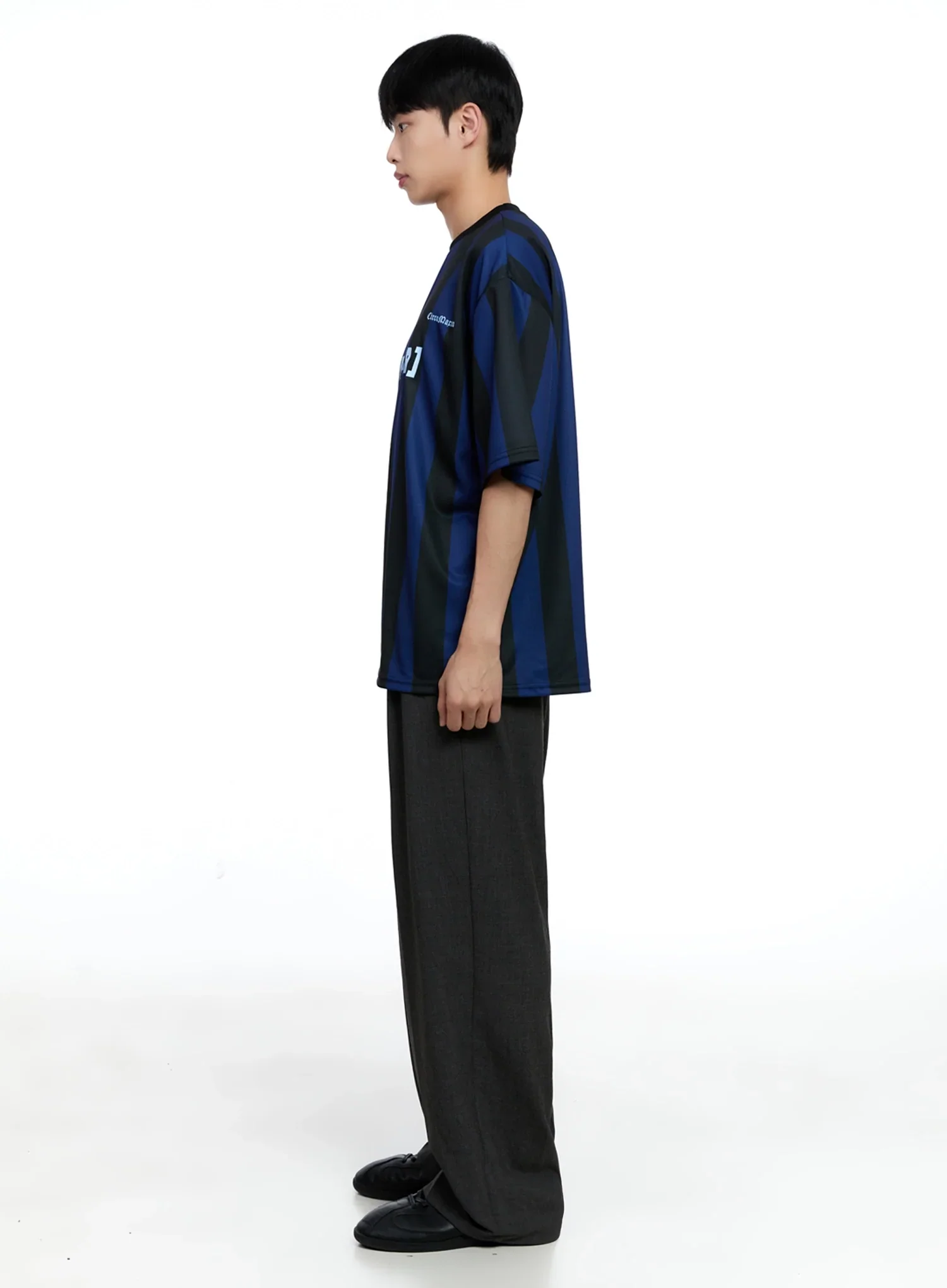 Men's Stripe Jersey Tee IG520 - Image 12