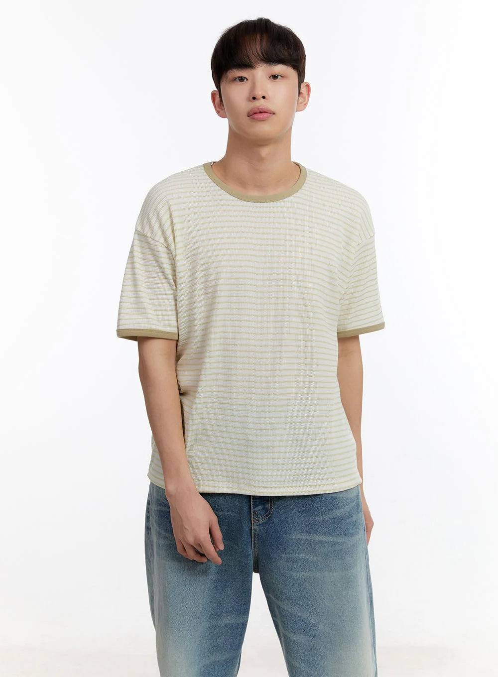 Men's Striped T-Shirt IA504 - Image 4