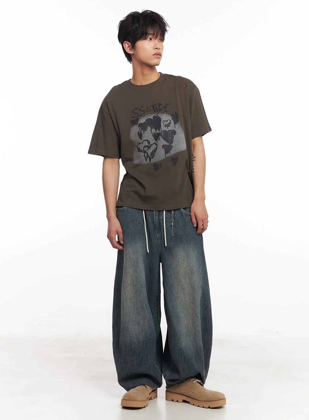 Men's Summer Drawstring Jeans IY508 - Image 15