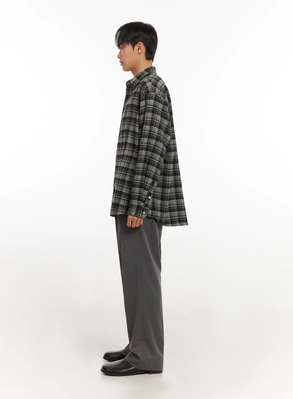 Men's Tailored Wide-Fit Slacks ID406 - Image 8