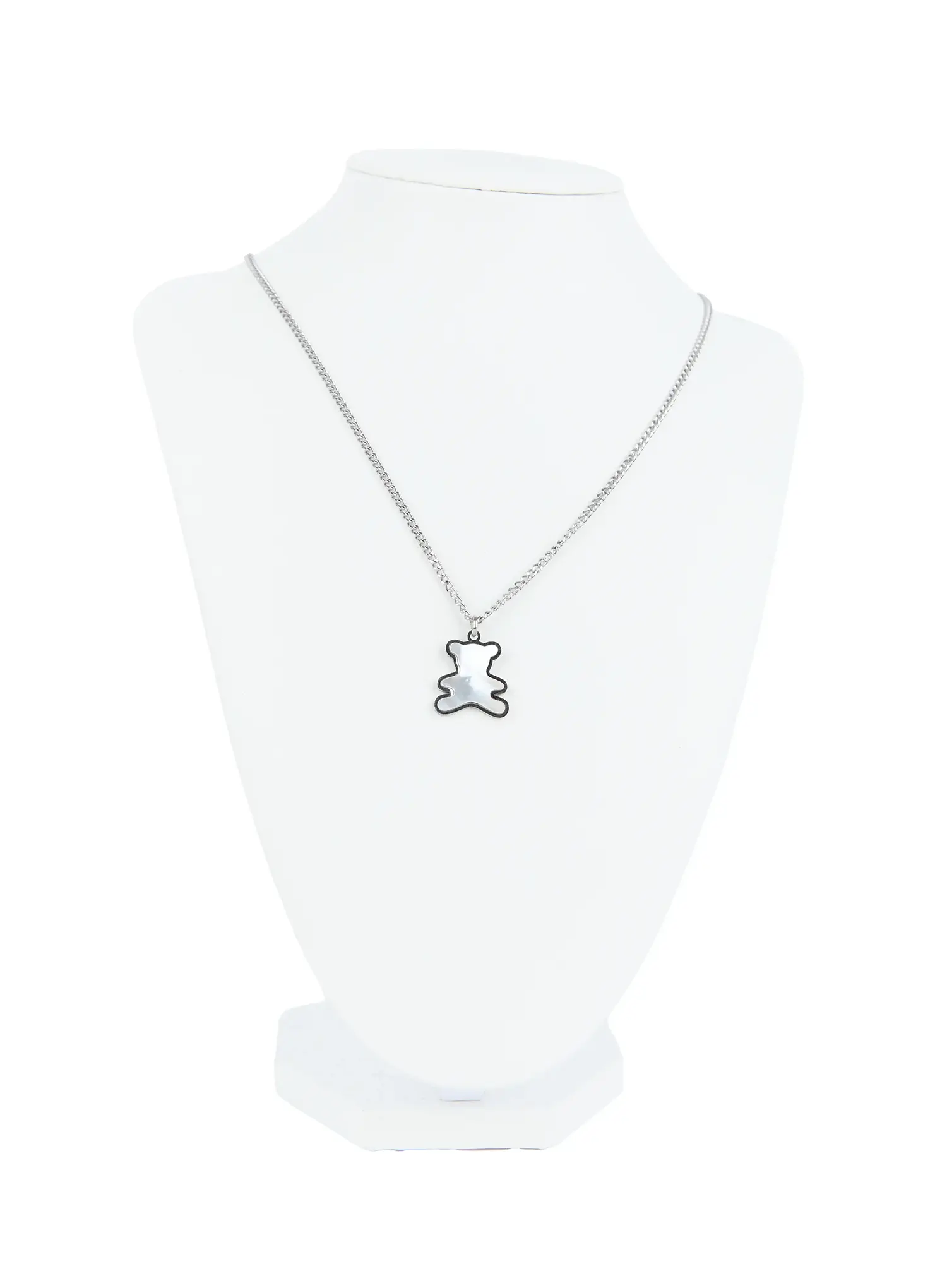 Men's Teddy Bear Pendant Necklace IG501 - Image 6