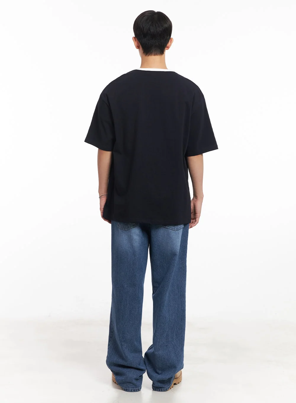 Men's Three-Tone Graphic T-Shirt IA529 - Image 7