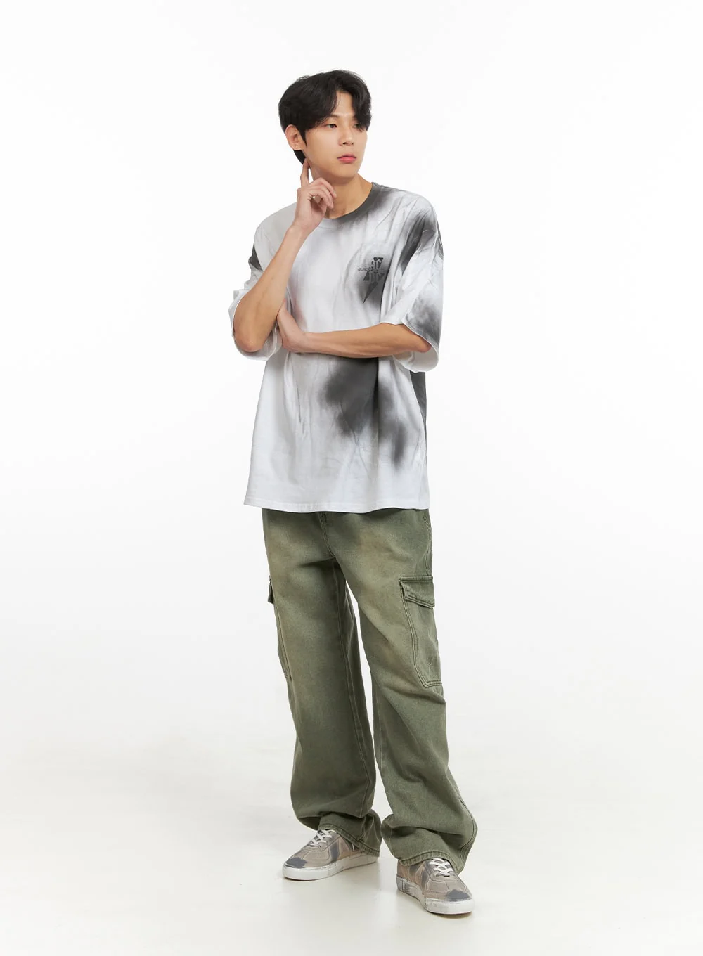 Men's Tie-Dye T-Shirt IY431 - Image 2