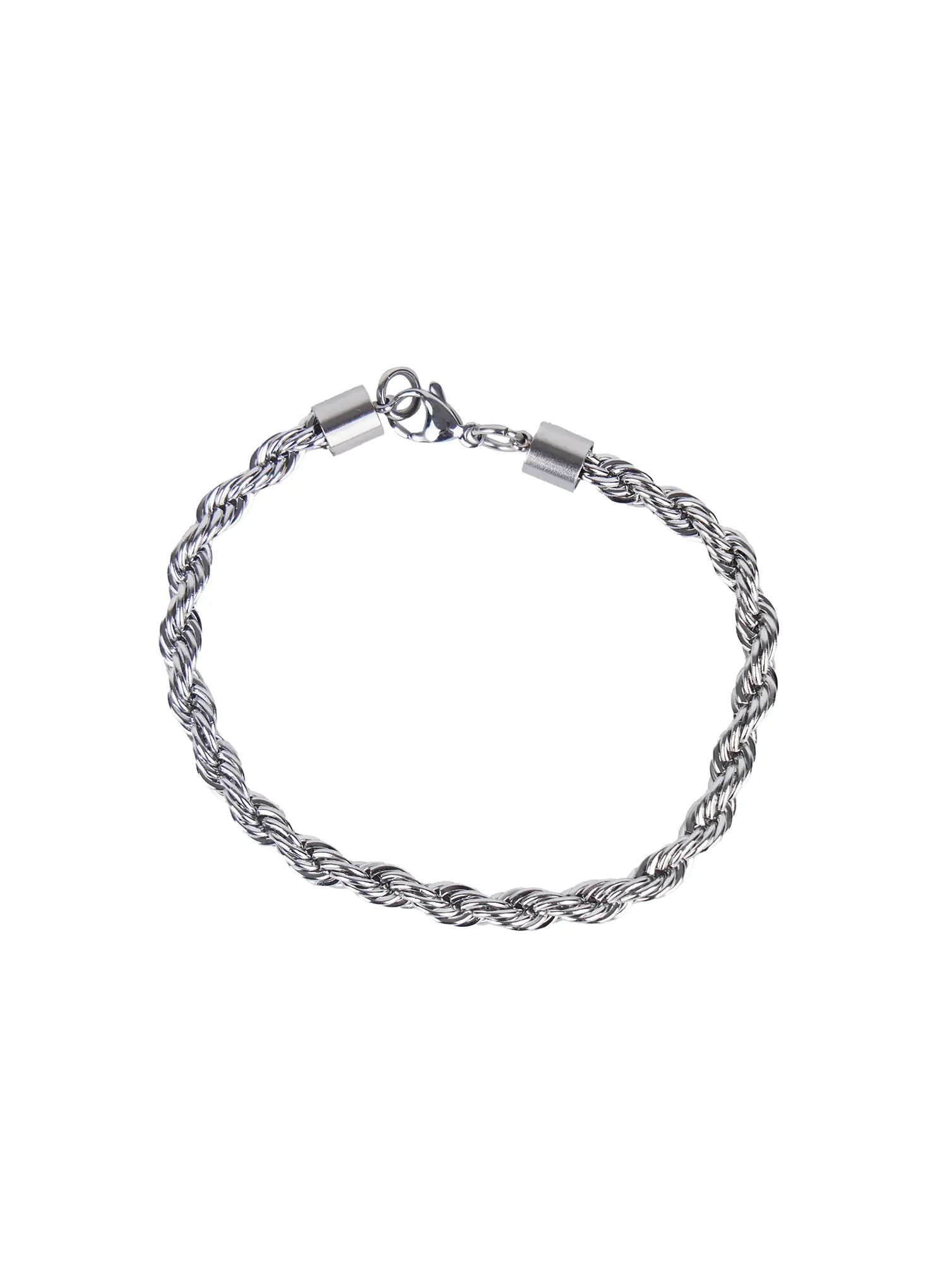 Men's Twisted Steel Bracelet IL518 - Image 8