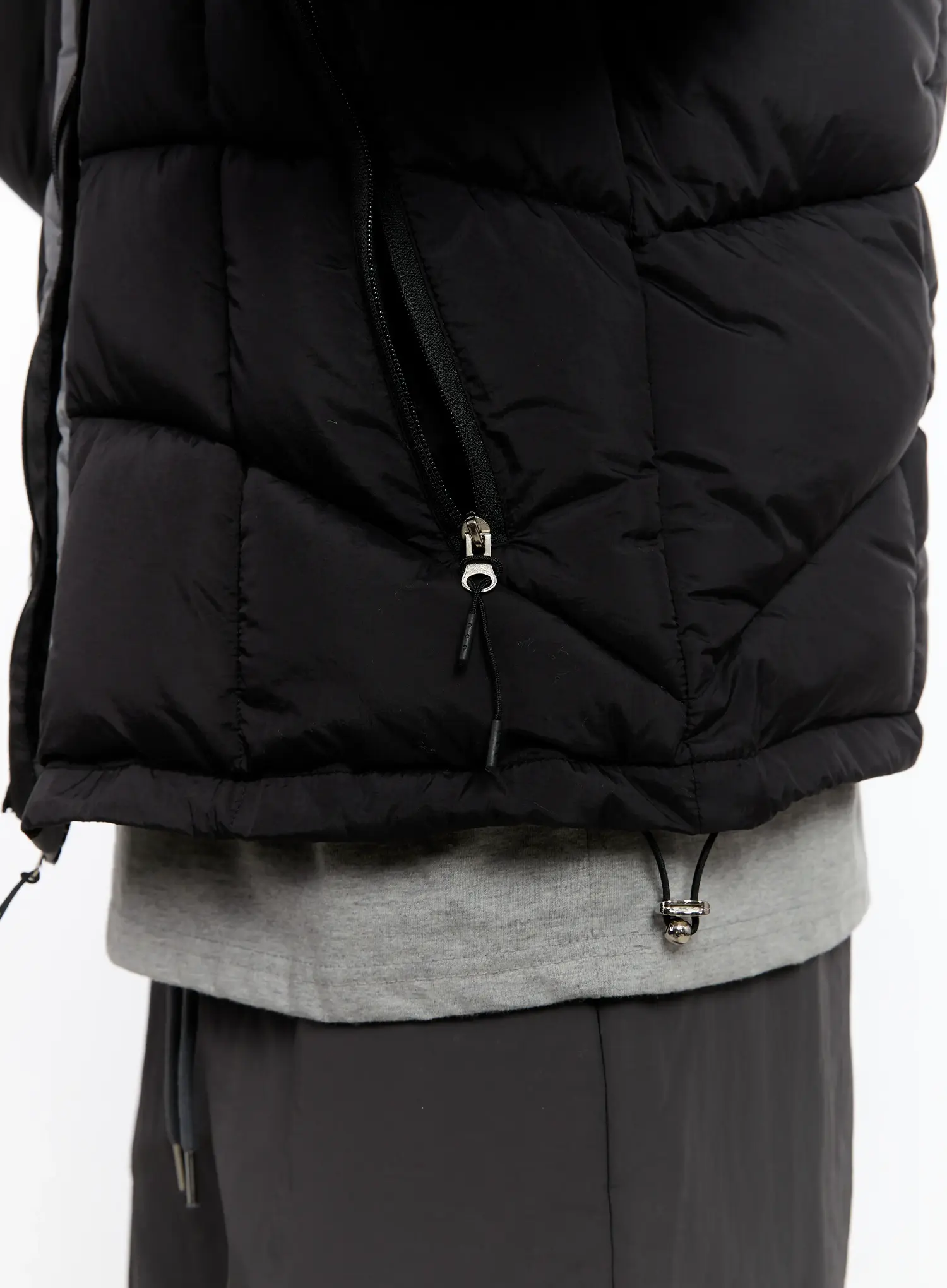 Men's Two-Tone Puffer Jacket IN512 - Image 14