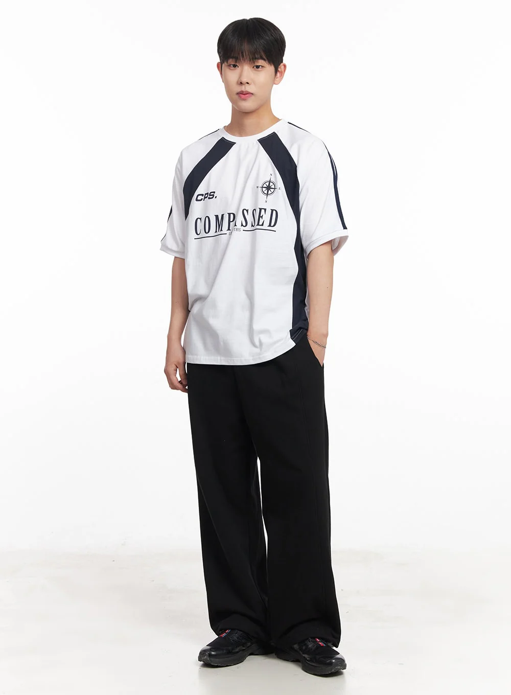 Men's Two-Tone T-Shirt IA529 - Image 11