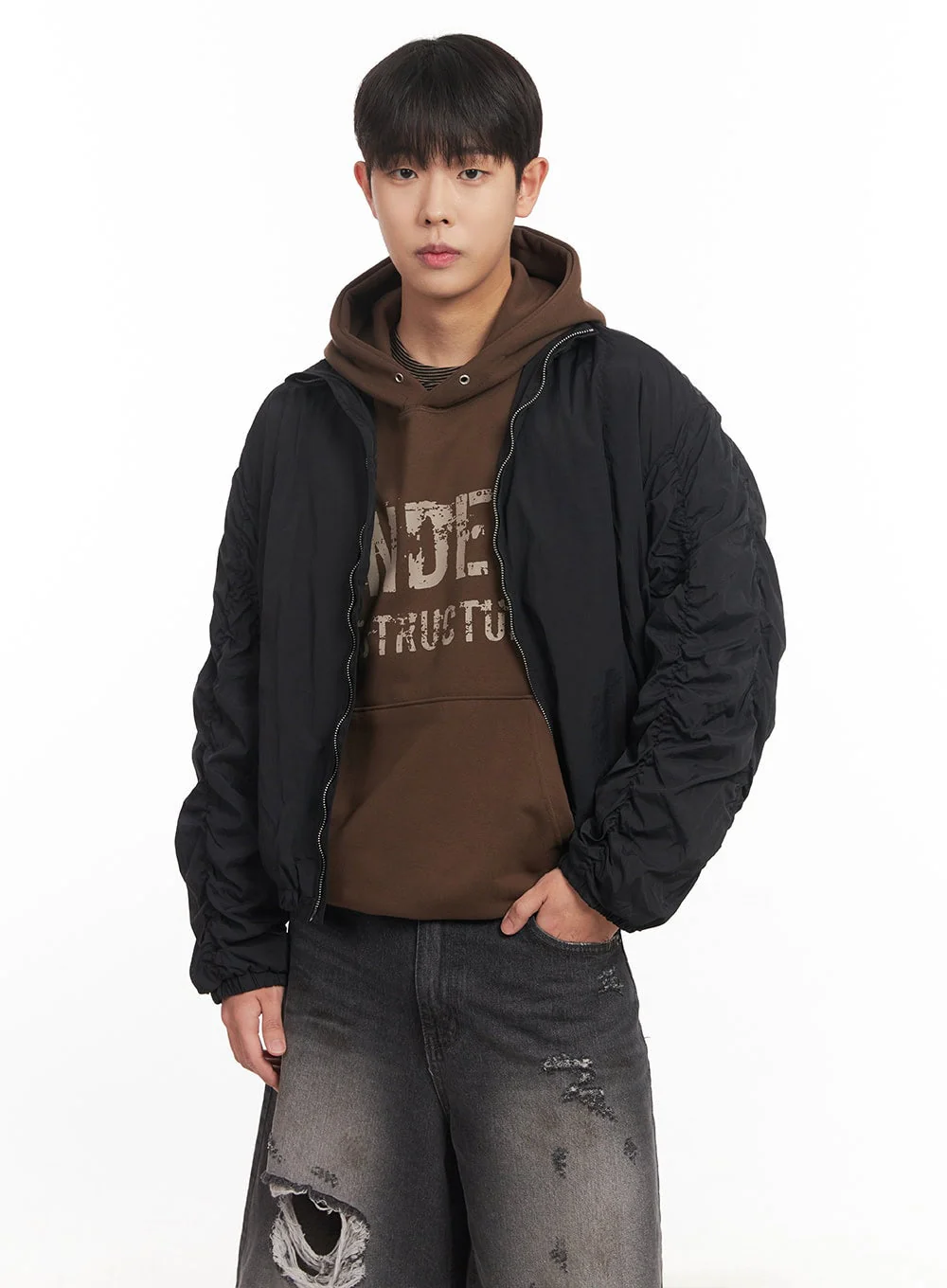 Men's Urban Graphic Hoodie IM528 - Image 13