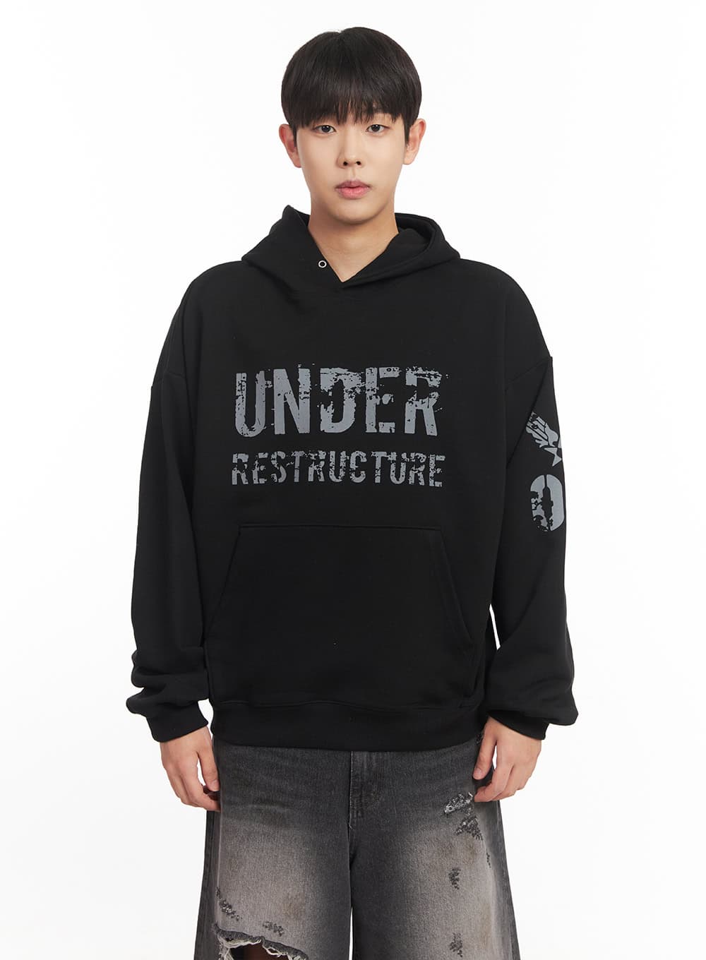 Men's Urban Graphic Hoodie IM528 - Image 17