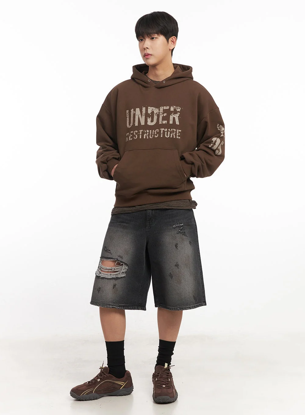 Men's Urban Graphic Hoodie IM528 - Image 9