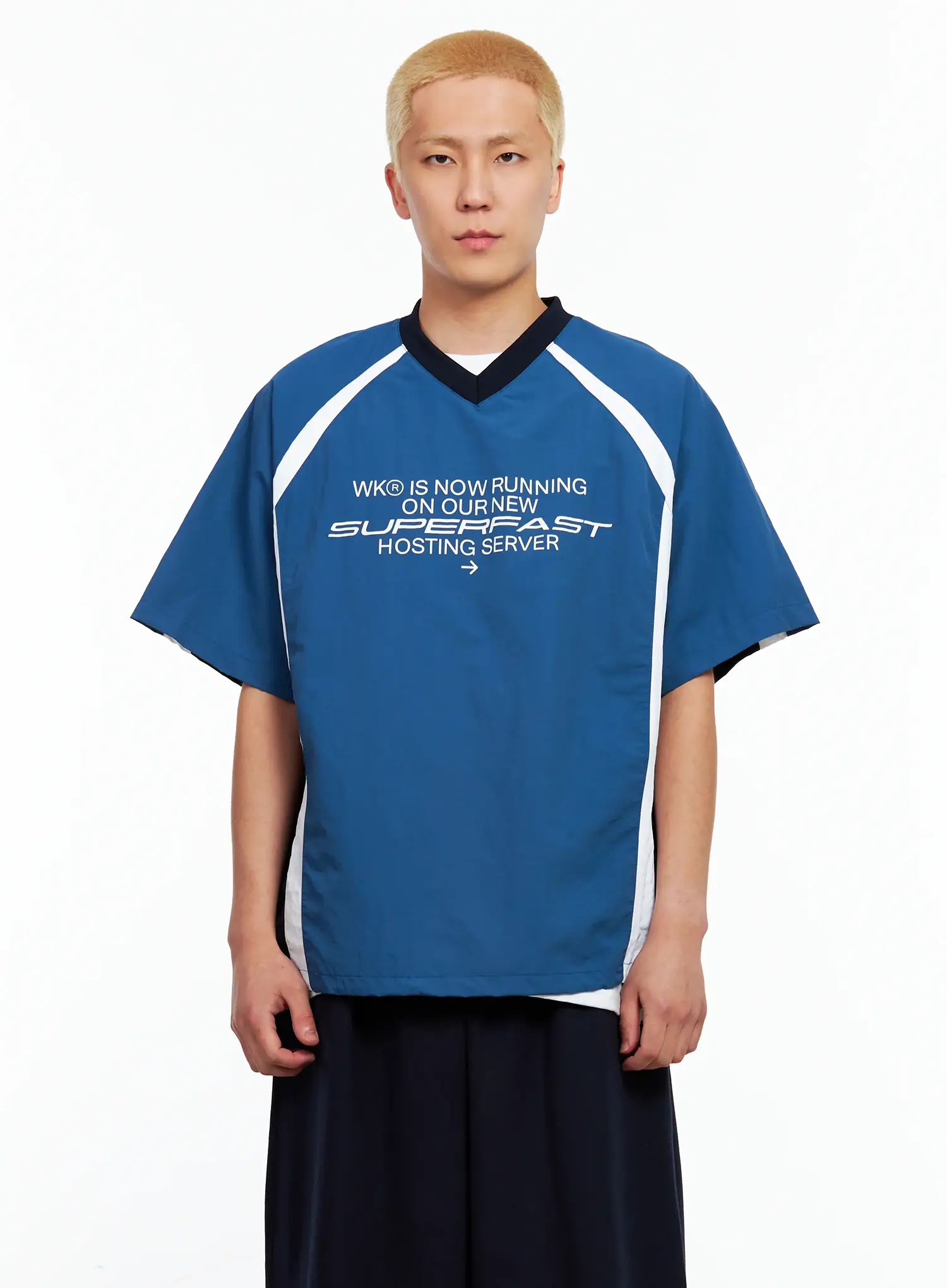 Men's V-Neck Basic Jersey IL514 - Image 11
