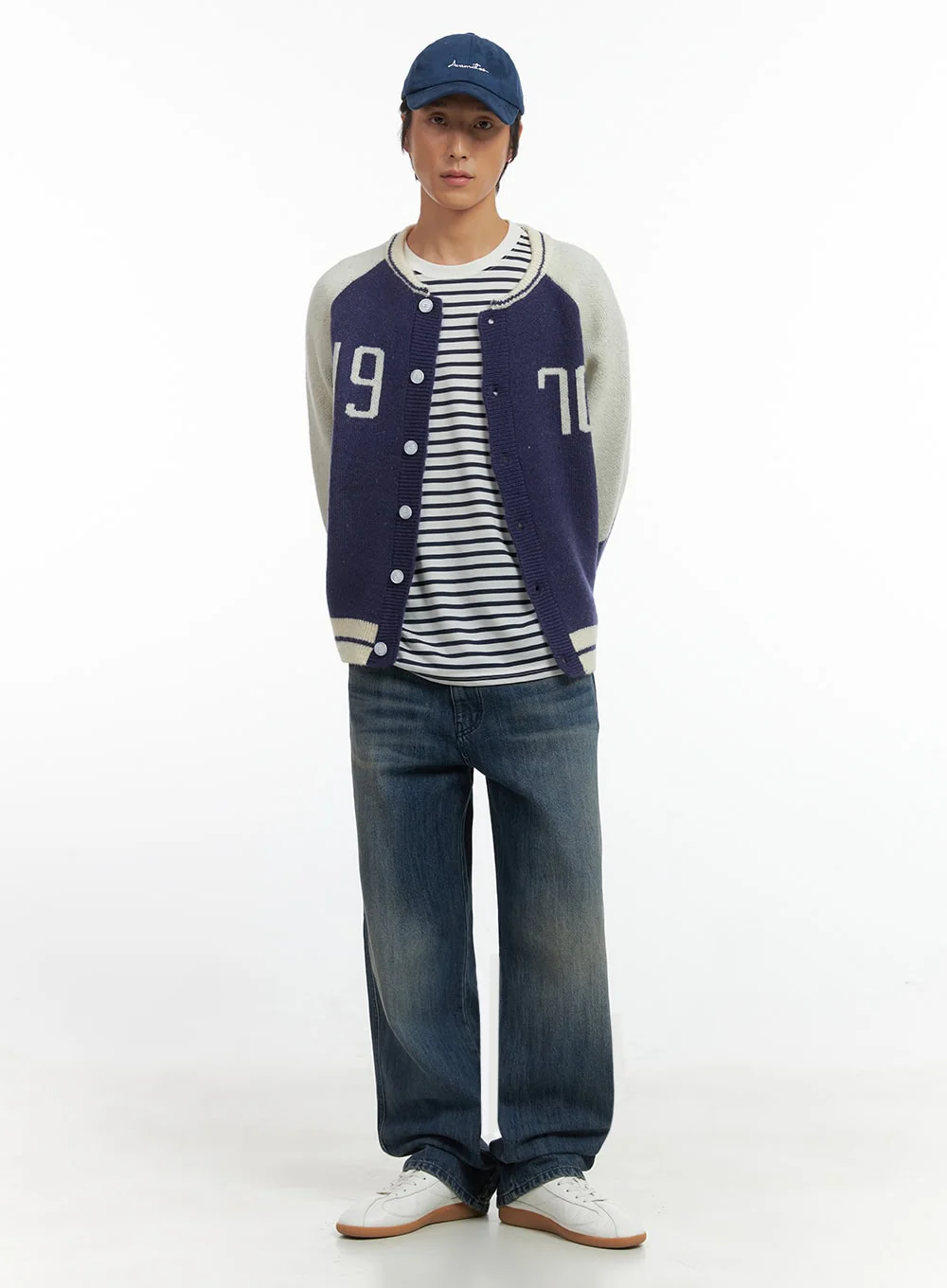 Men's Varsity Cardigan IO417 - Image 6