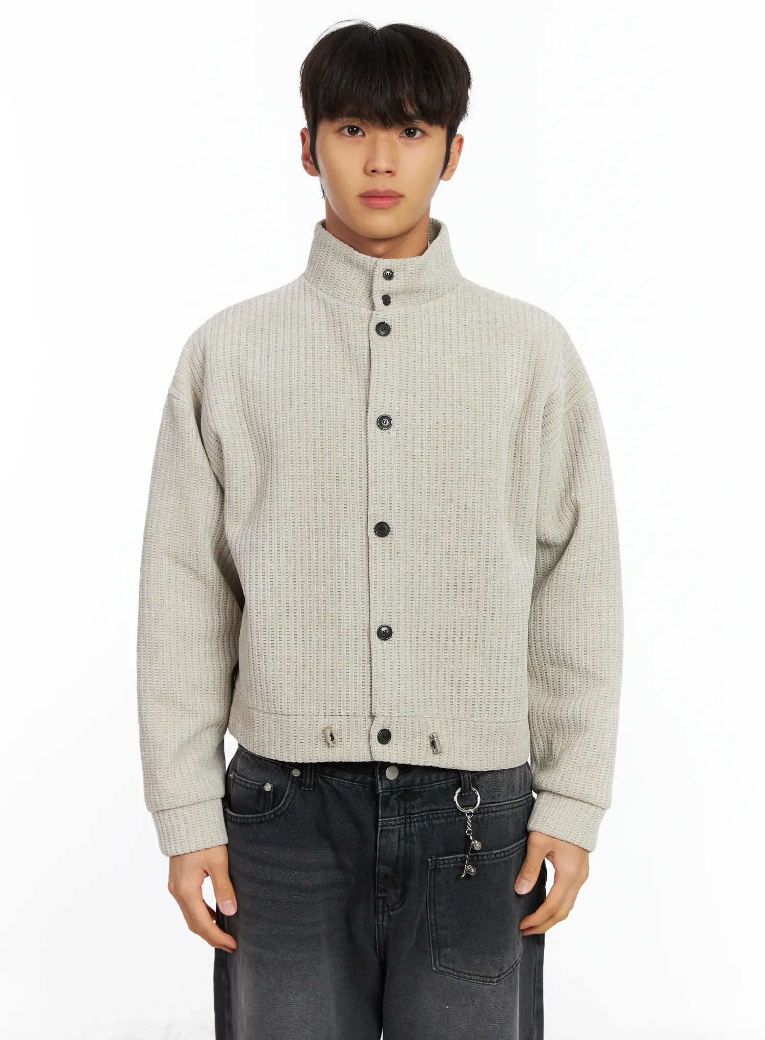 Men's Velvet Collar Jacket IF506 - Image 16