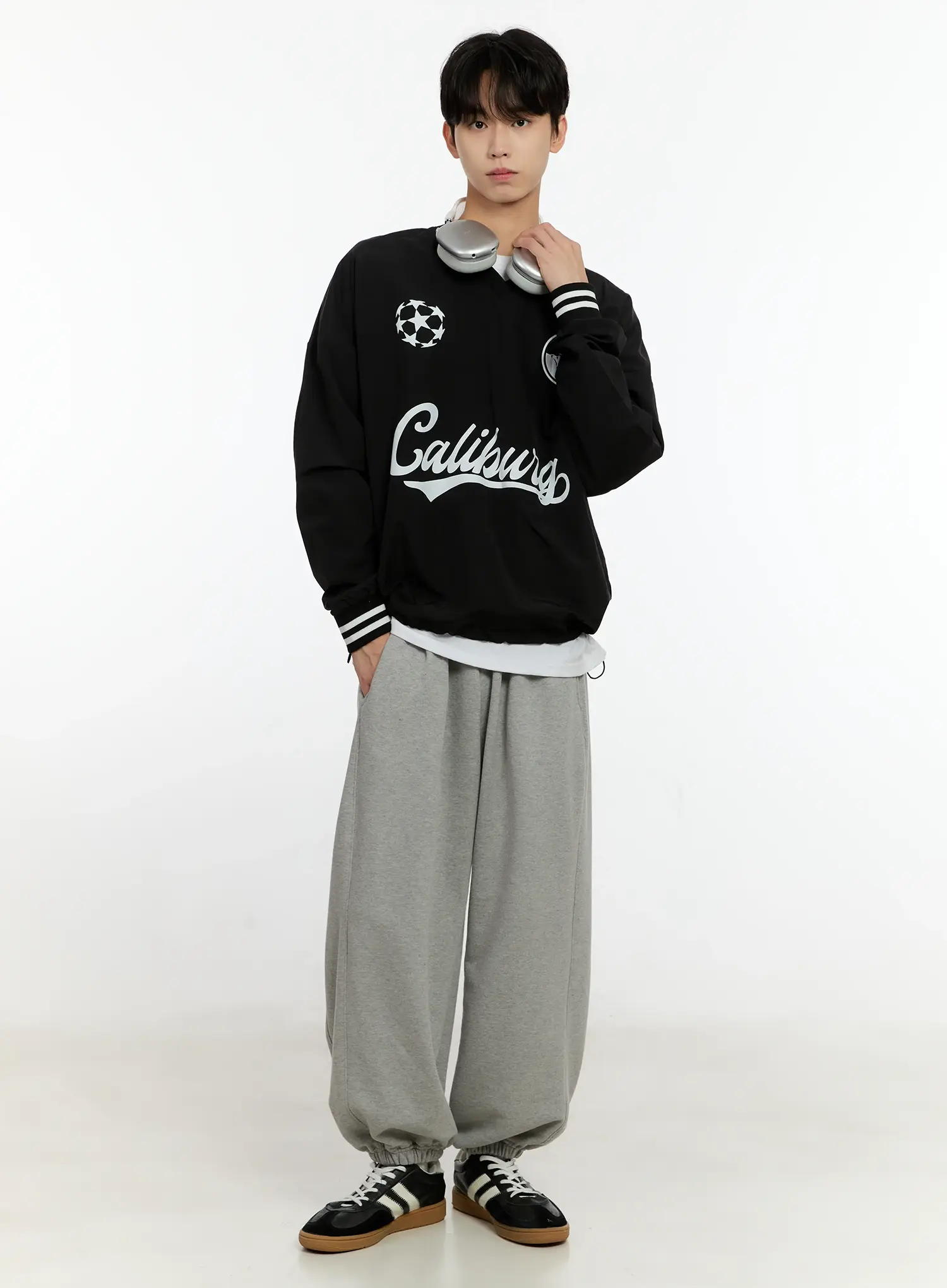 Men's Versatile Balloon-Fit Sweatpants IO531 - Image 9