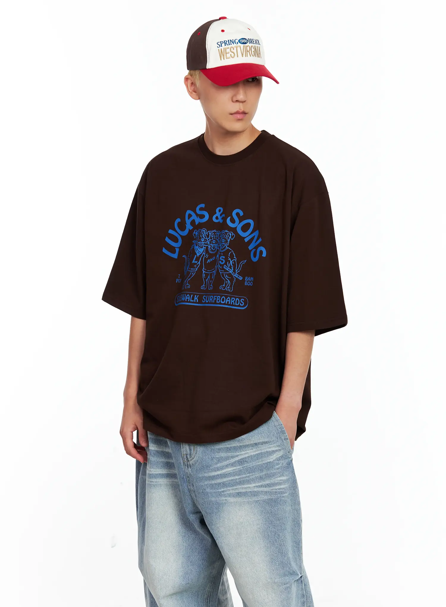 Men's Virginia Embroidered Baseball Cap IL514 - Image 2