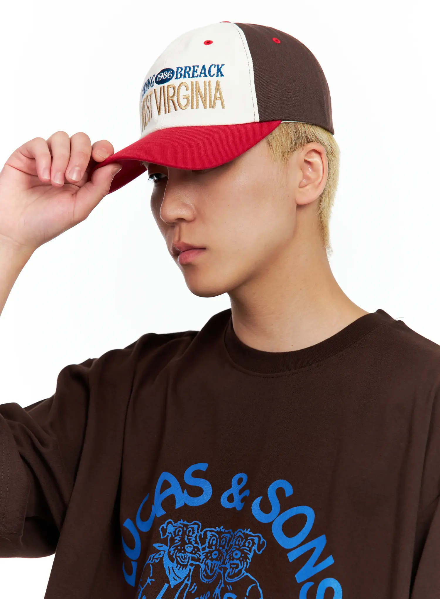 Men's Virginia Embroidered Baseball Cap IL514 - Image 4