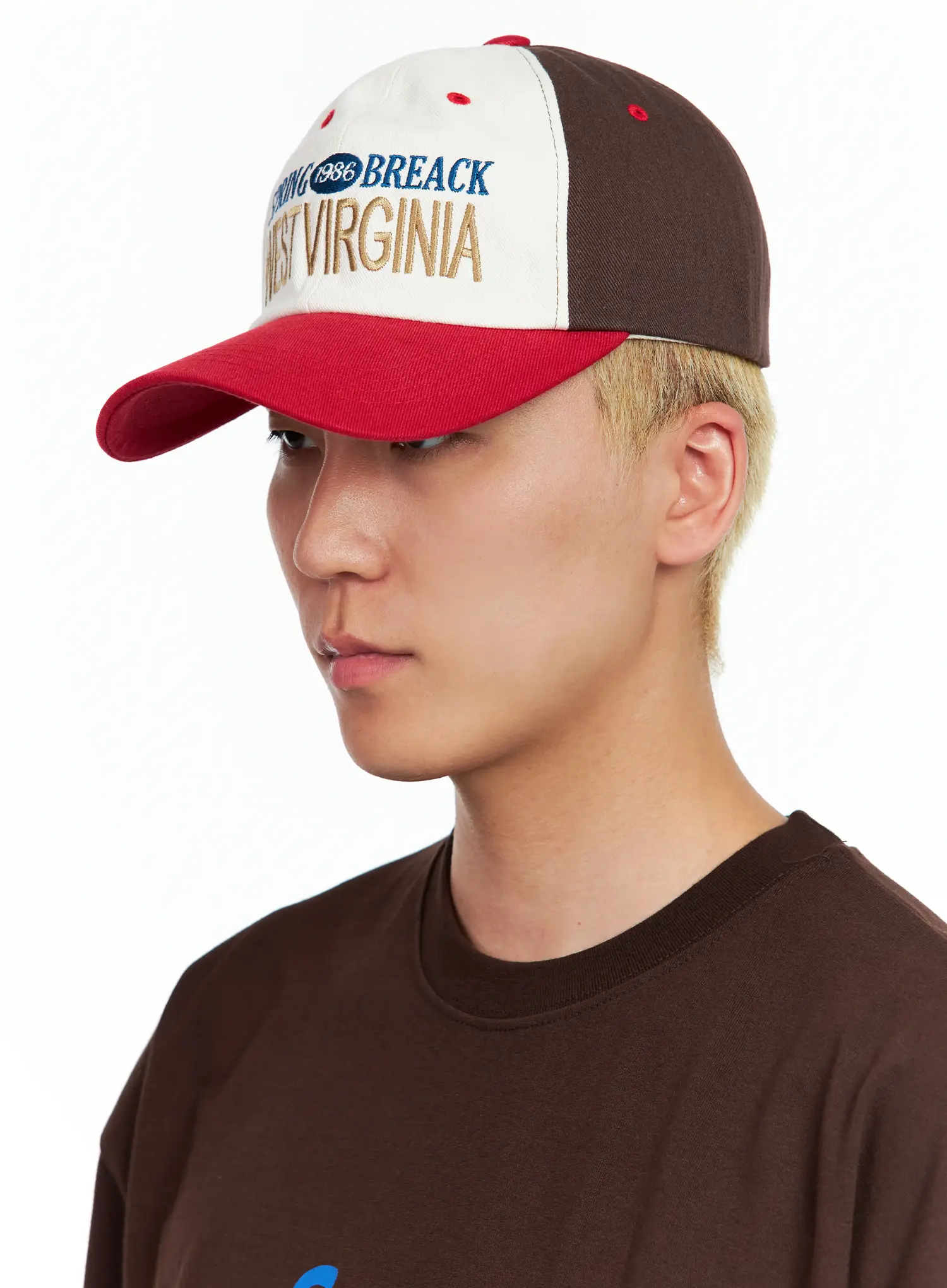 Men's Virginia Embroidered Baseball Cap IL514 - Image 6