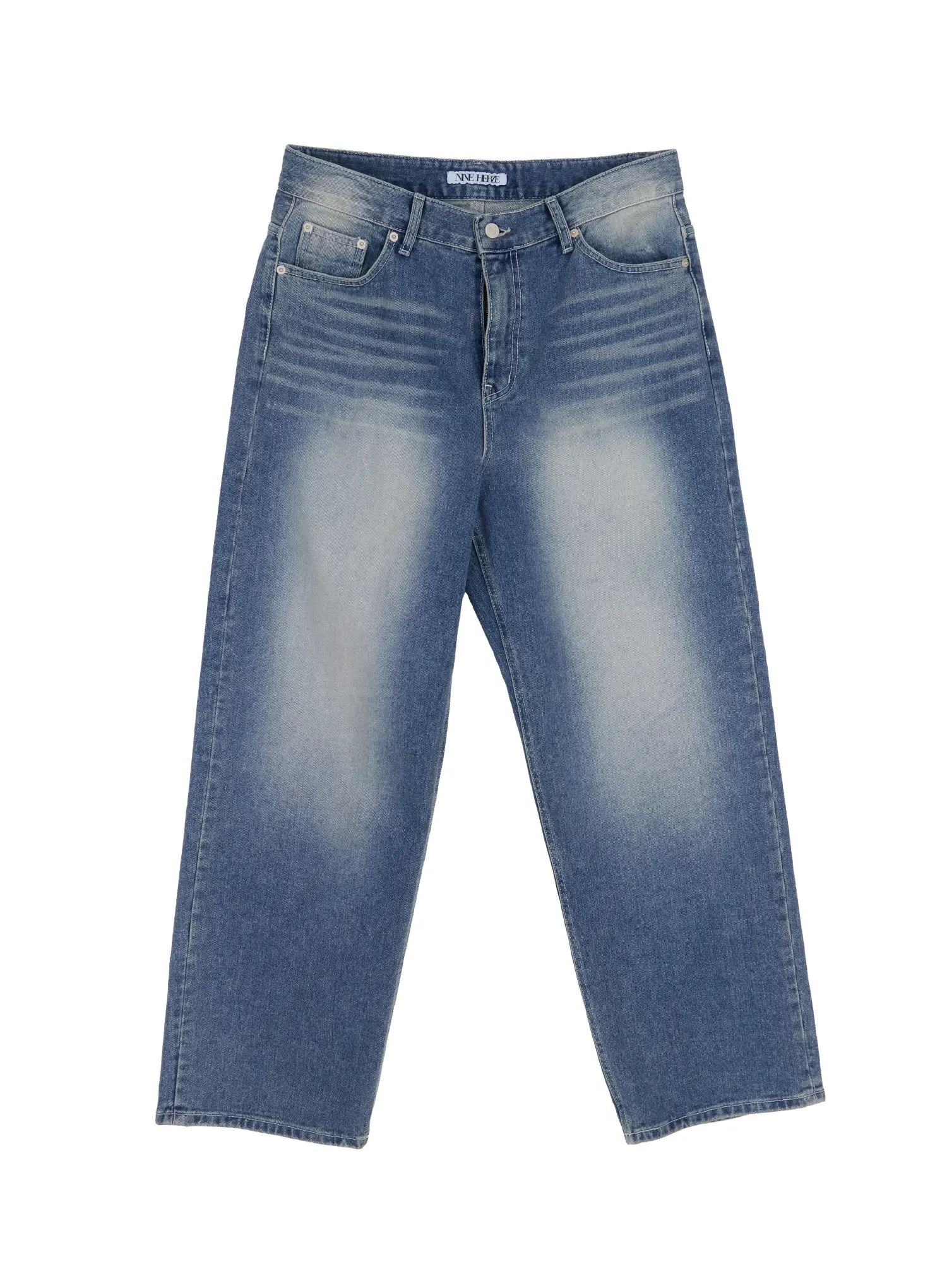 Men's Washed Baggy Jeans IM516 - Image 12