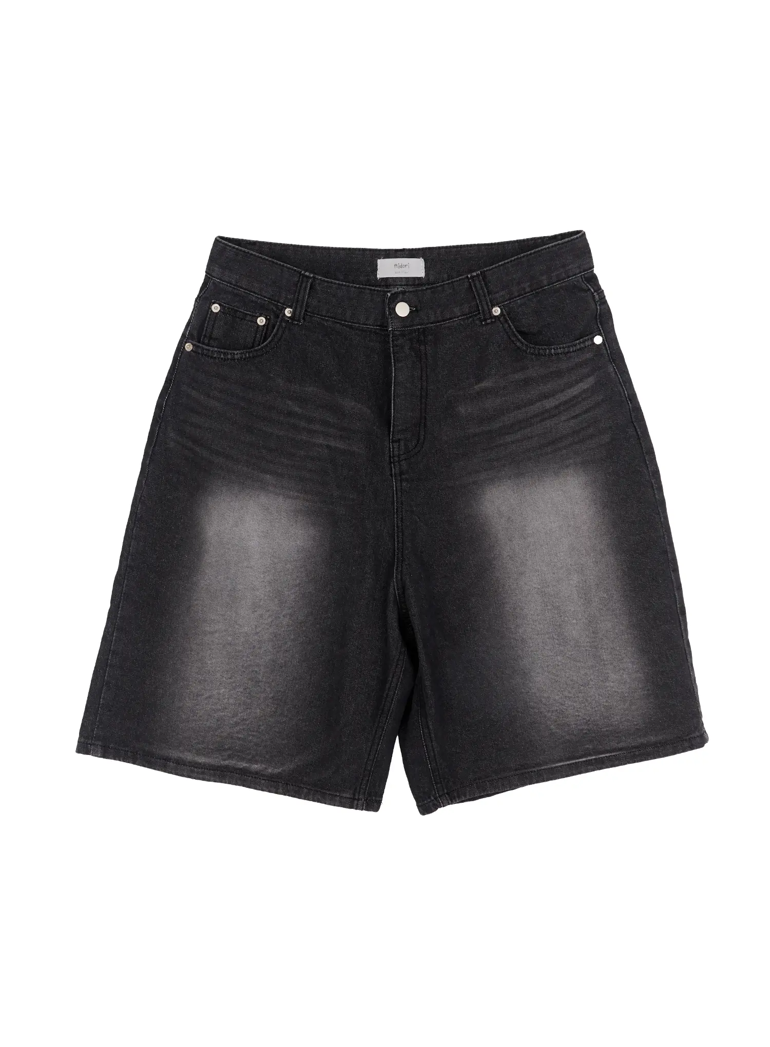 Men's Washed Bermuda Jeans IM516 - Image 13